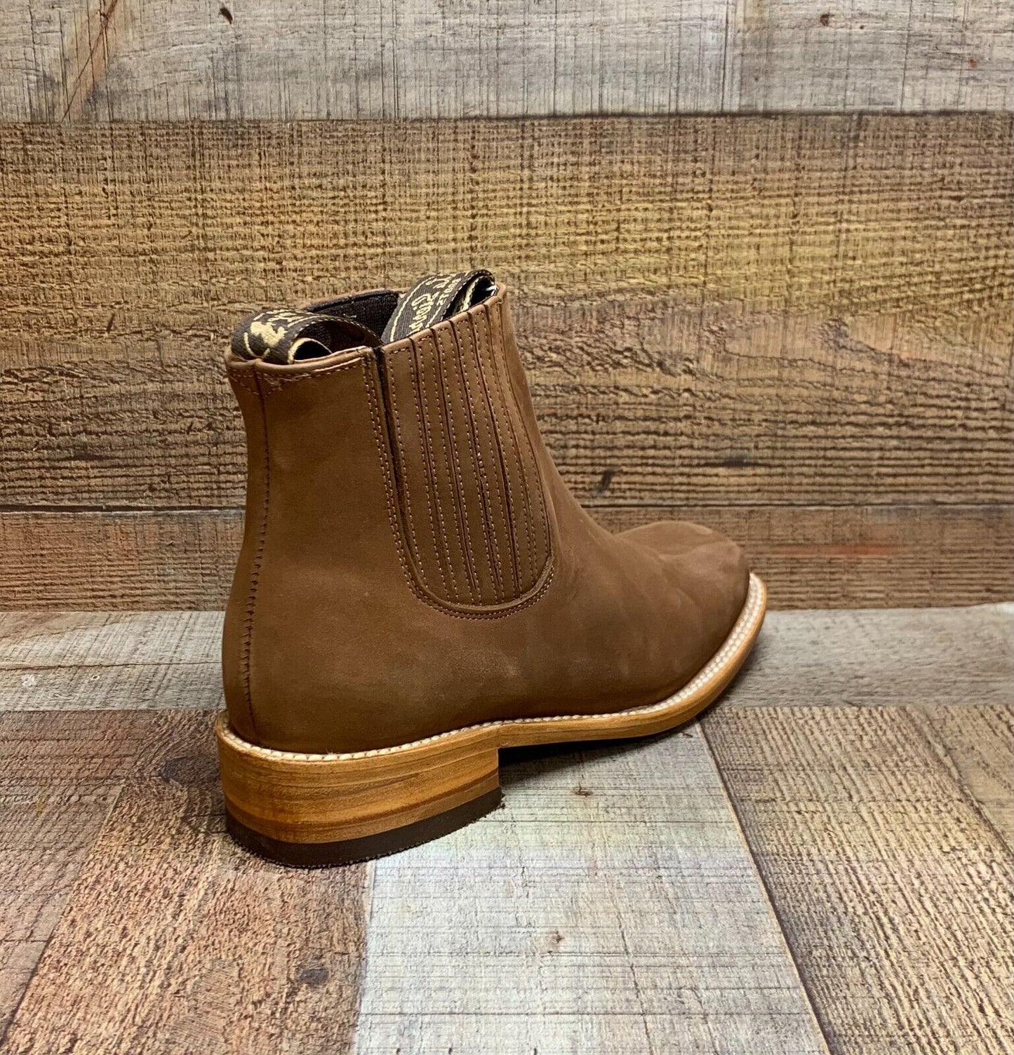 Botas vaqueras occidentales con punta cuadrada para mujer, botines para dama, est. 710