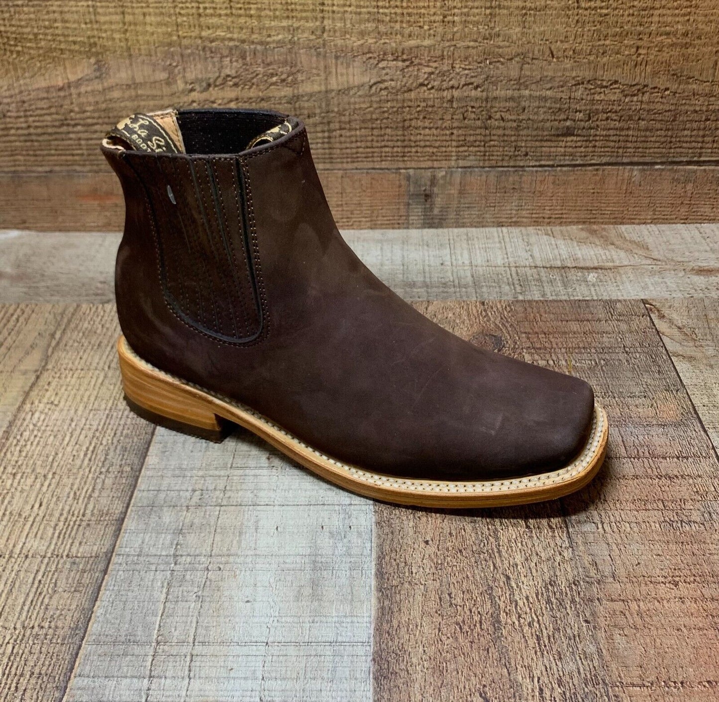 Botas vaqueras occidentales con punta cuadrada para mujer, botines para dama, est. 710