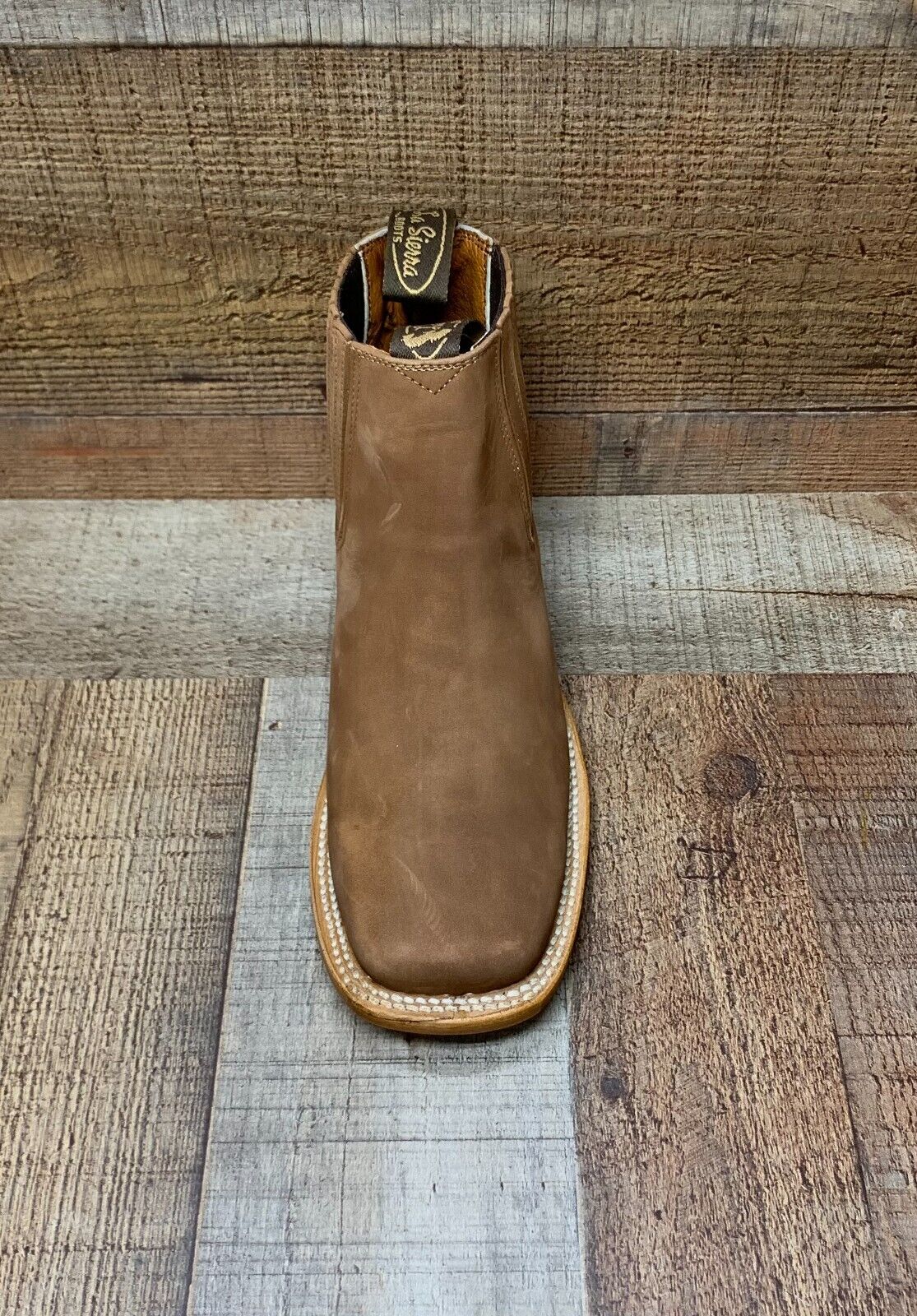 Botas vaqueras occidentales con punta cuadrada para mujer, botines para dama, est. 710