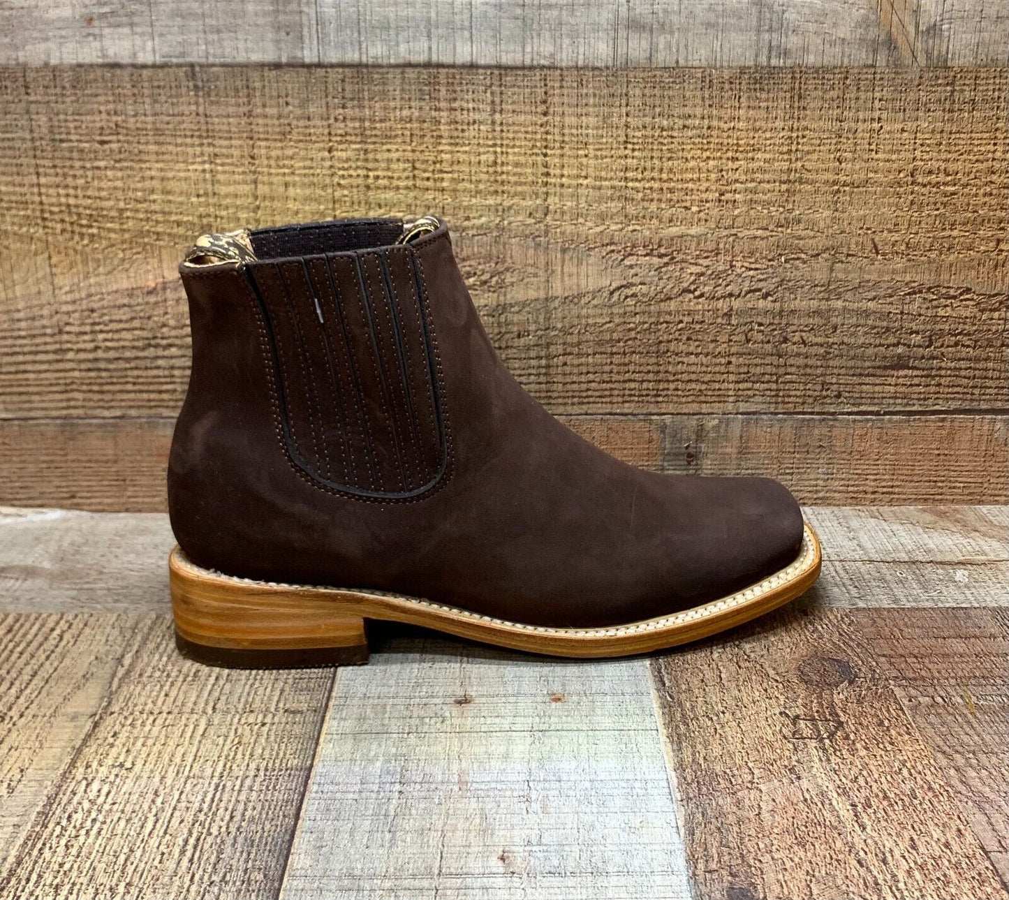 Botas vaqueras occidentales con punta cuadrada para mujer, botines para dama, est. 710