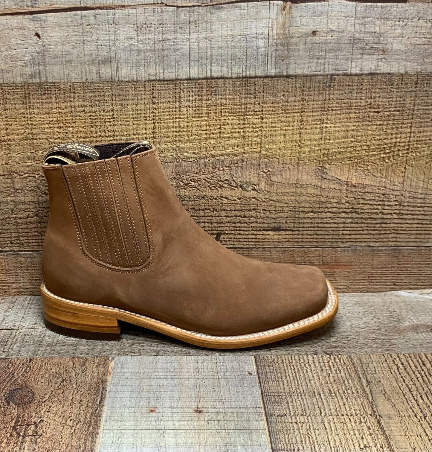 Botas vaqueras occidentales con punta cuadrada para mujer, botines para dama, est. 710
