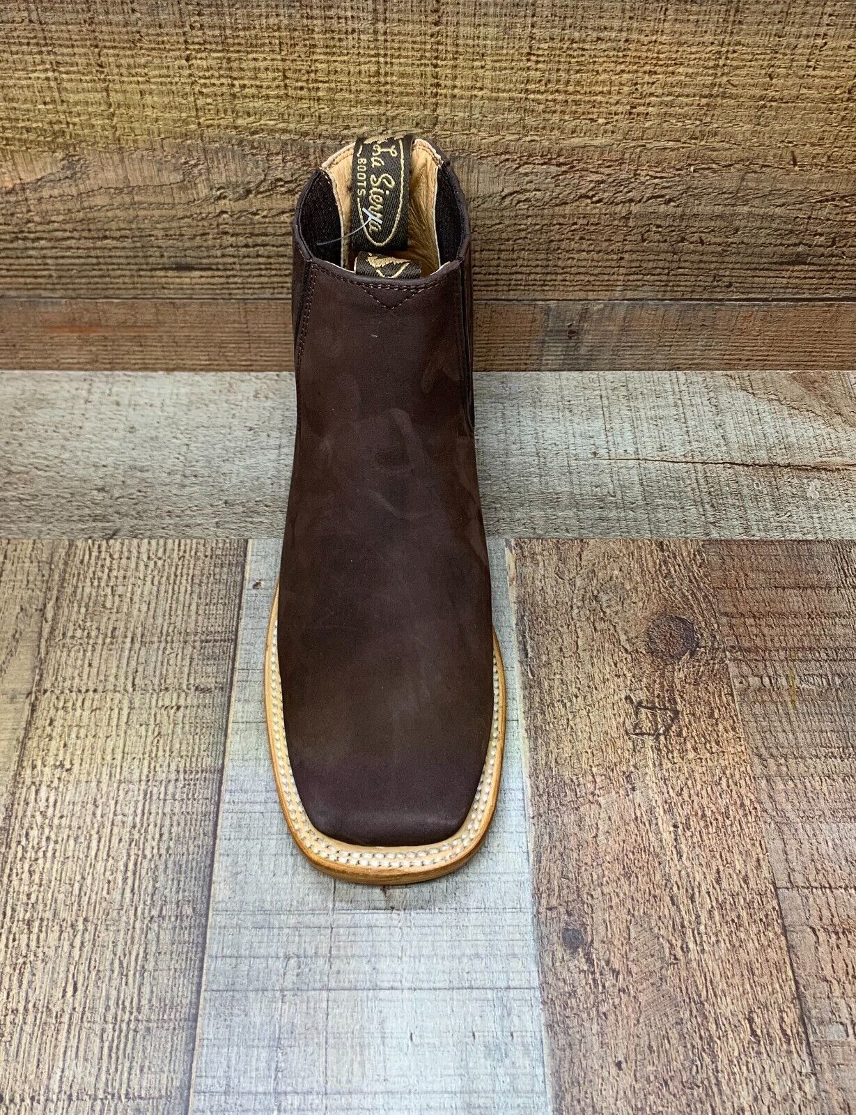 Botas vaqueras occidentales con punta cuadrada para mujer, botines para dama, est. 710