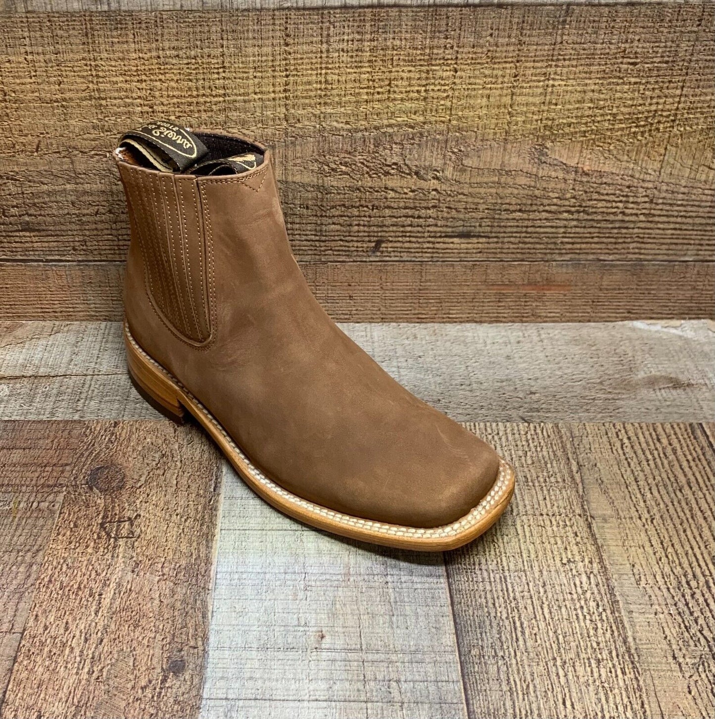 Botas vaqueras occidentales con punta cuadrada para mujer, botines para dama, est. 710