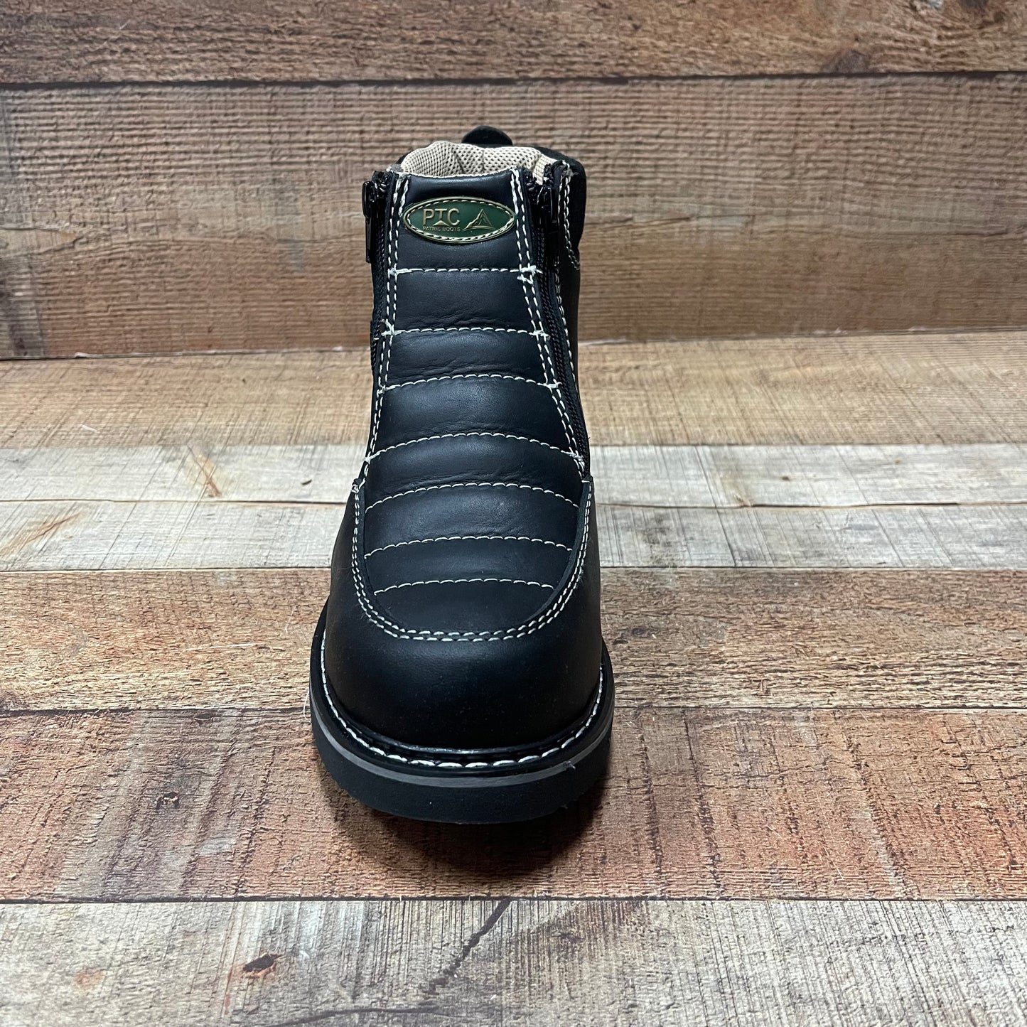 Botas de trabajo ligeras con cremallera para hombre, resistentes al agua y al aceite, Bota Cierre Est.1216