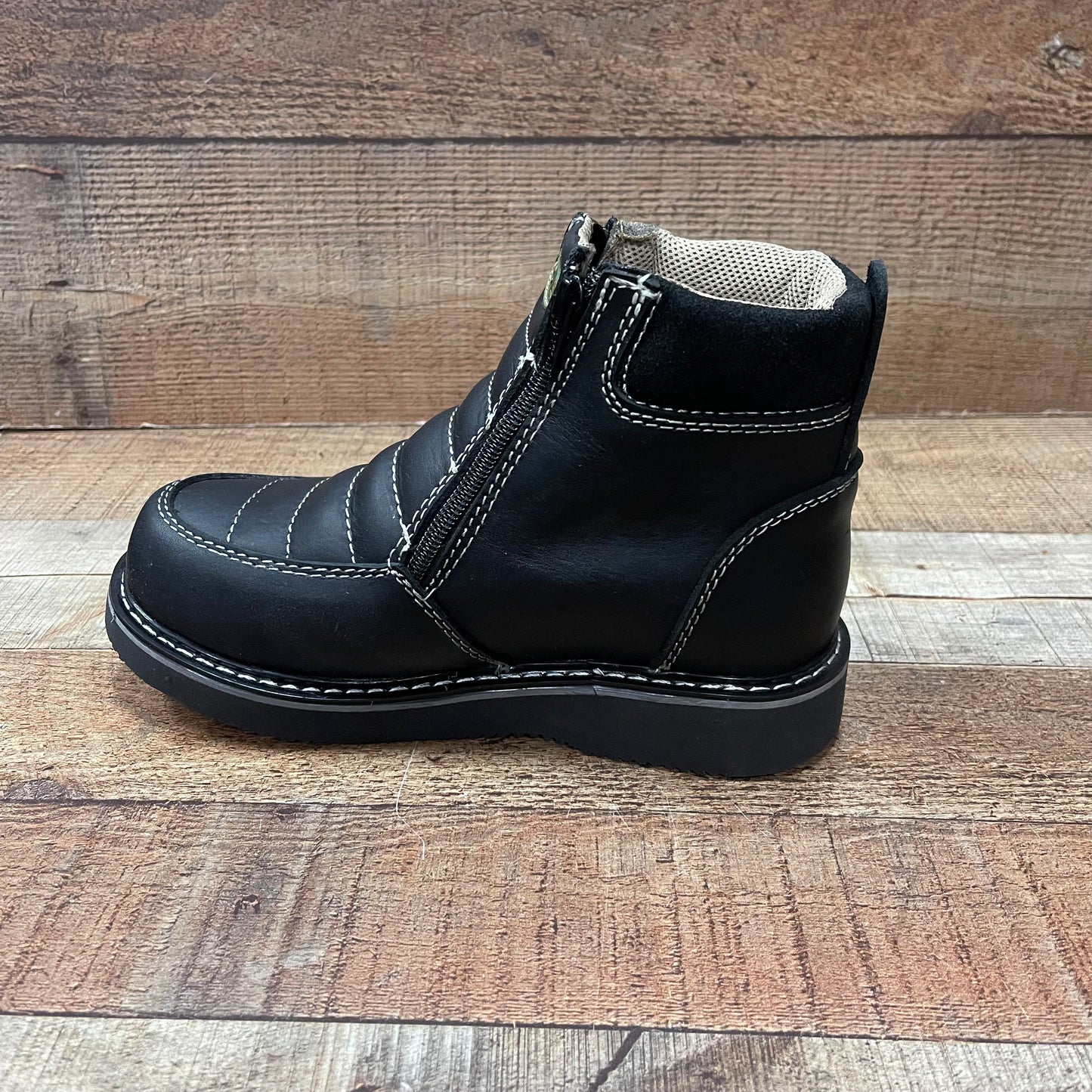 Botas de trabajo ligeras con cremallera para hombre, resistentes al agua y al aceite, Bota Cierre Est.1216