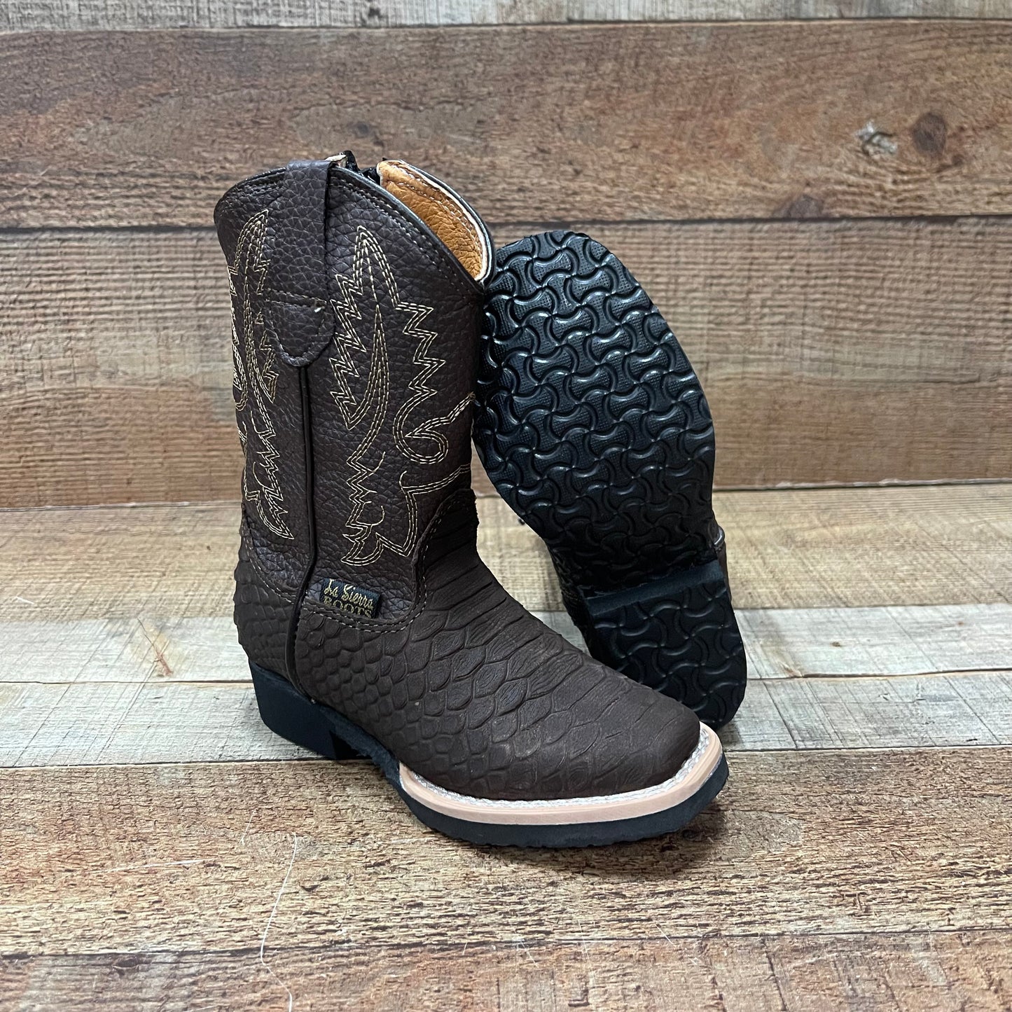 Botas de vaquero de rodeo para niño con cremallera, precio estimado: 940