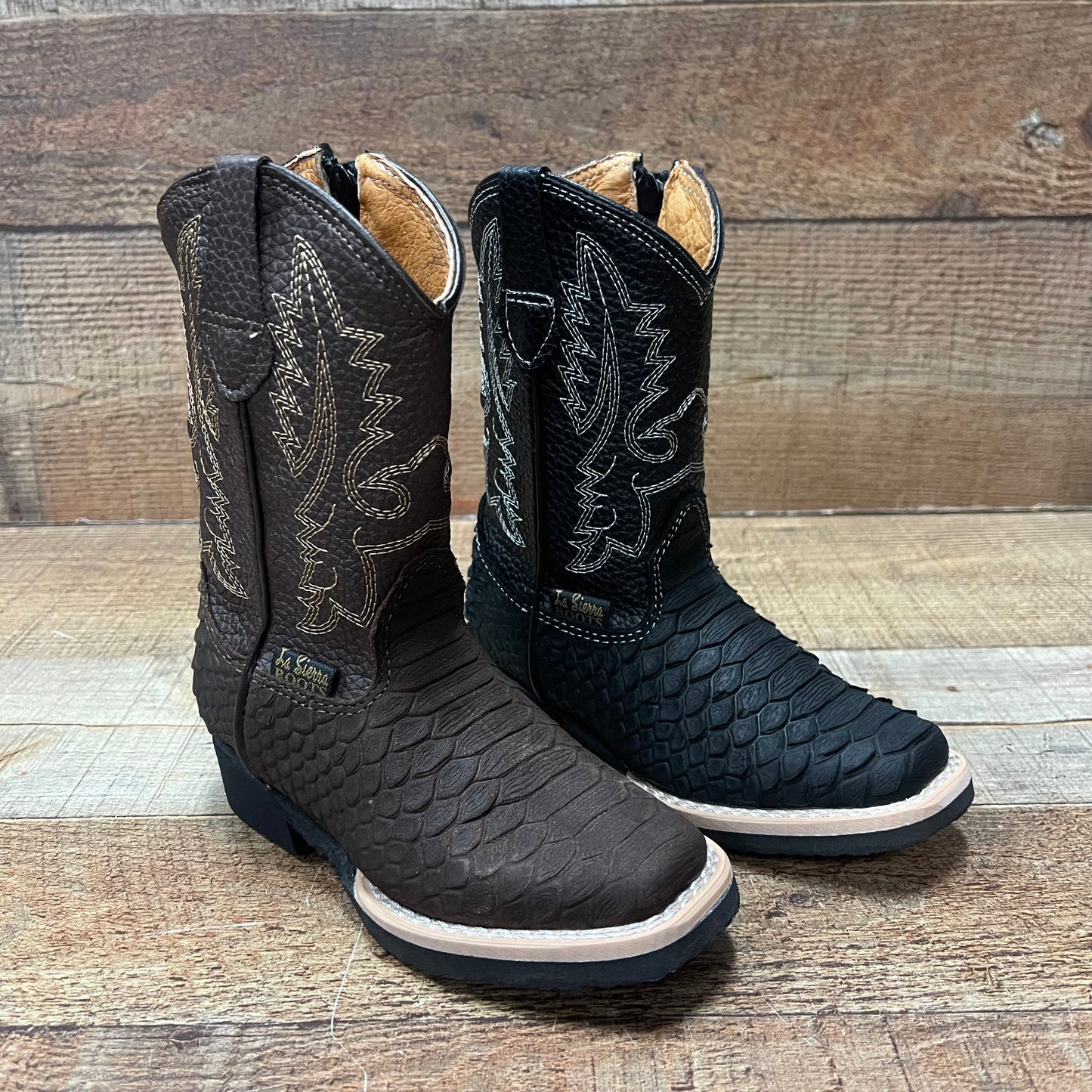 Botas de vaquero de rodeo para niño con cremallera, precio estimado: 940
