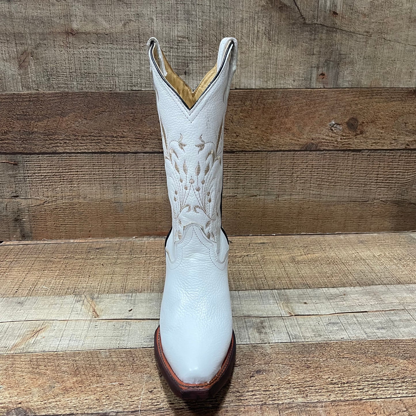 Botas vaqueras occidentales para mujer con punta puntiaguda y arnés Est.501 Dama Punta Con Arnés