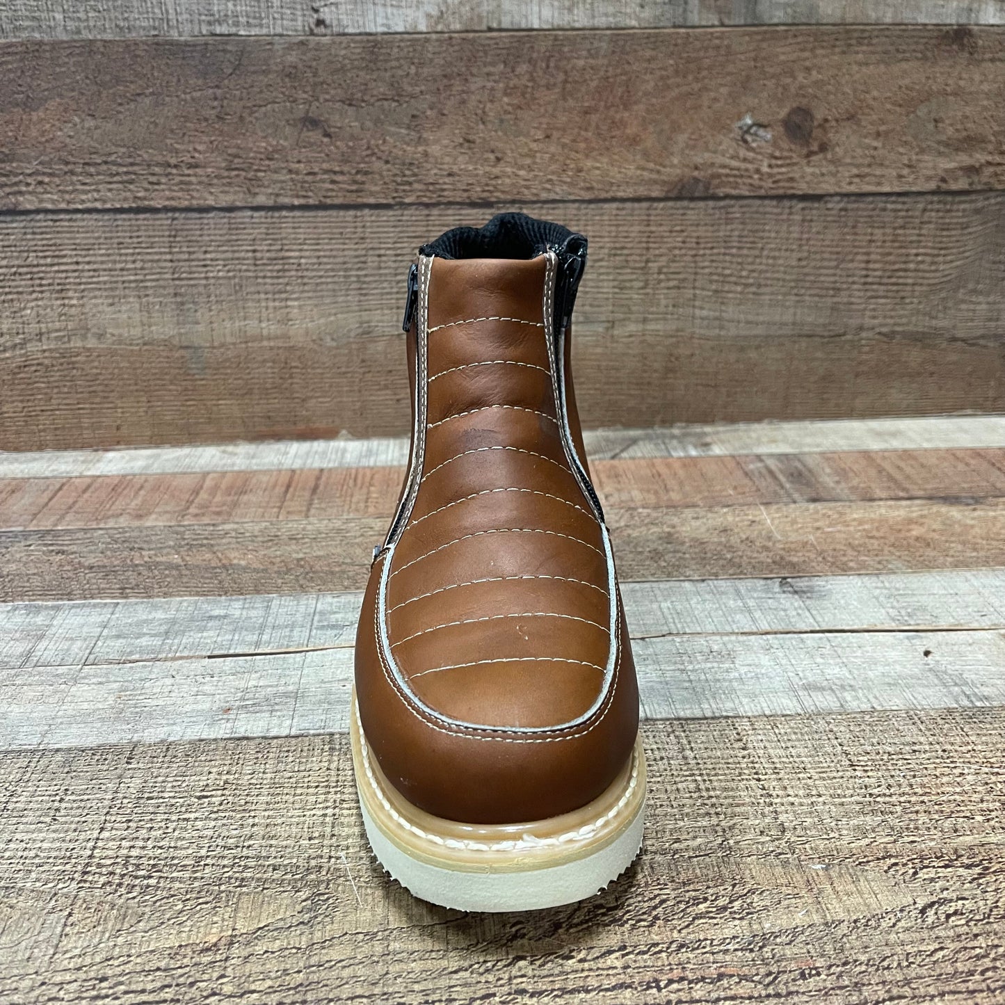 Botas de trabajo ligeras con cremallera para hombre, resistentes al agua y al aceite, Bota Cierre Est.1216