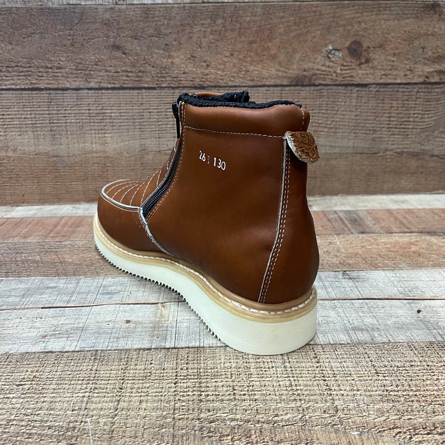 Botas de trabajo ligeras con cremallera para hombre, resistentes al agua y al aceite, Bota Cierre Est.1216
