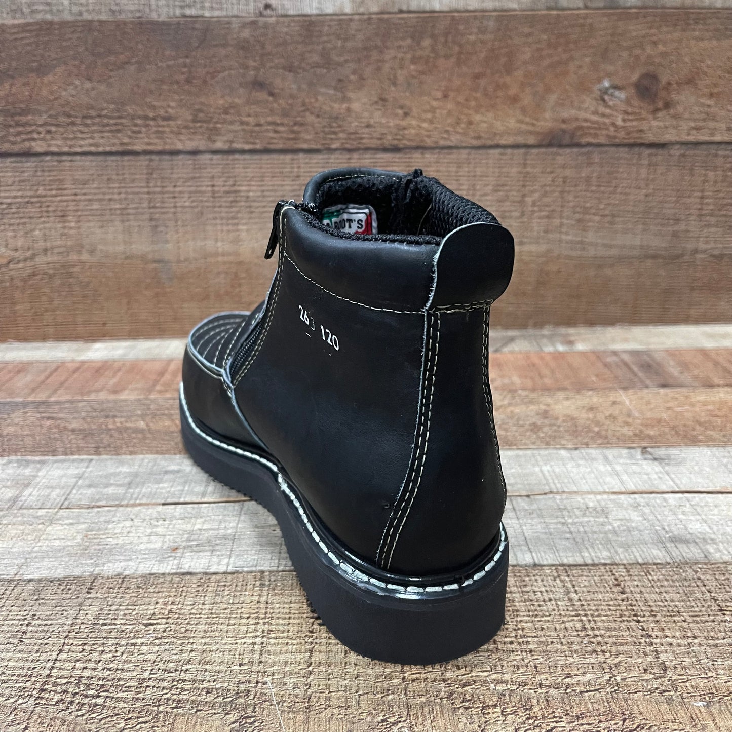 Botas de trabajo ligeras con cremallera para hombre, resistentes al agua y al aceite, Bota Cierre Est.1216