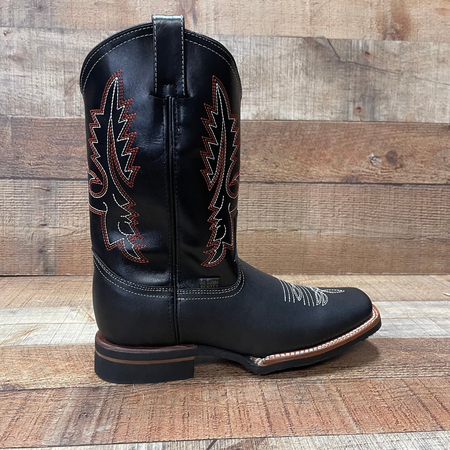 Botas vaqueras de cuero genuino para hombre, estilo bulldog occidental, de 380 libras, estilo tejano