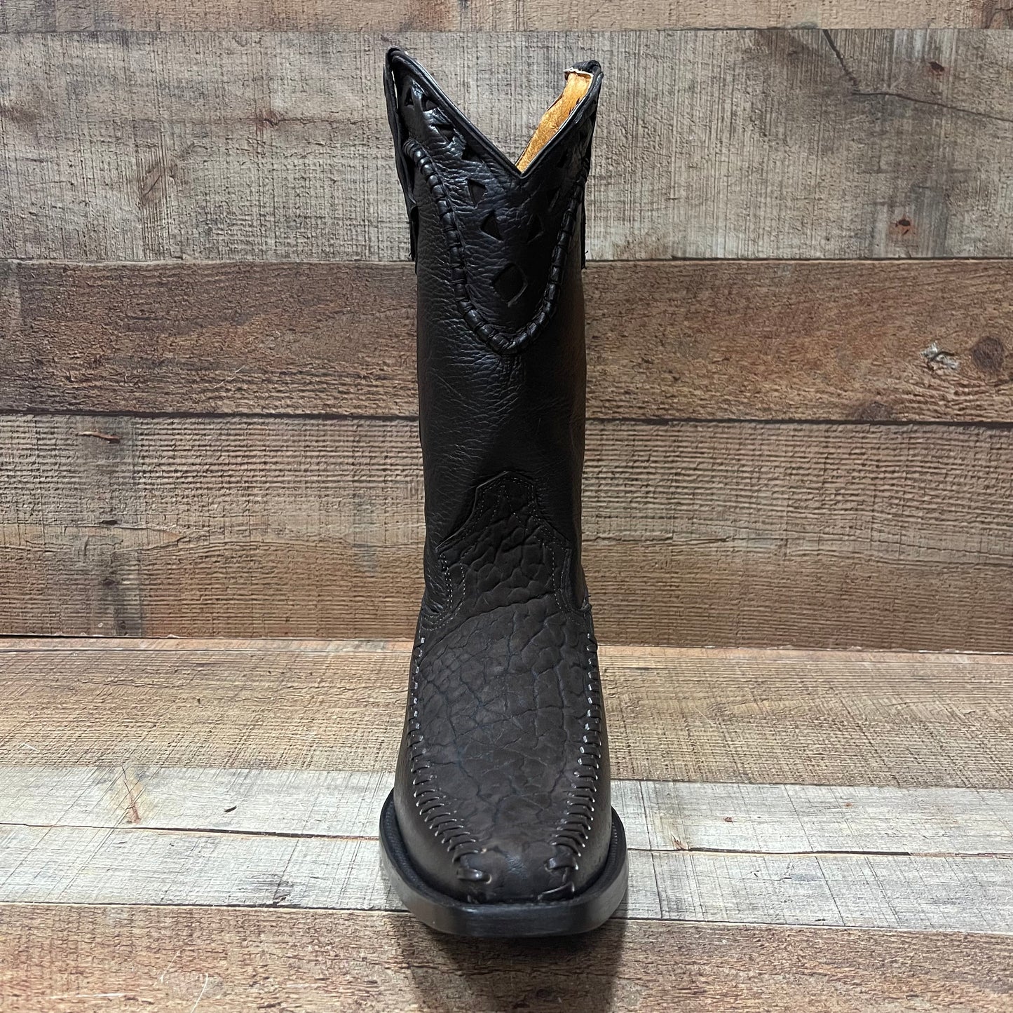 Men's Rodeo Cowboy Boots Bull Neck Leather Bota Cuello de Toro Est.045