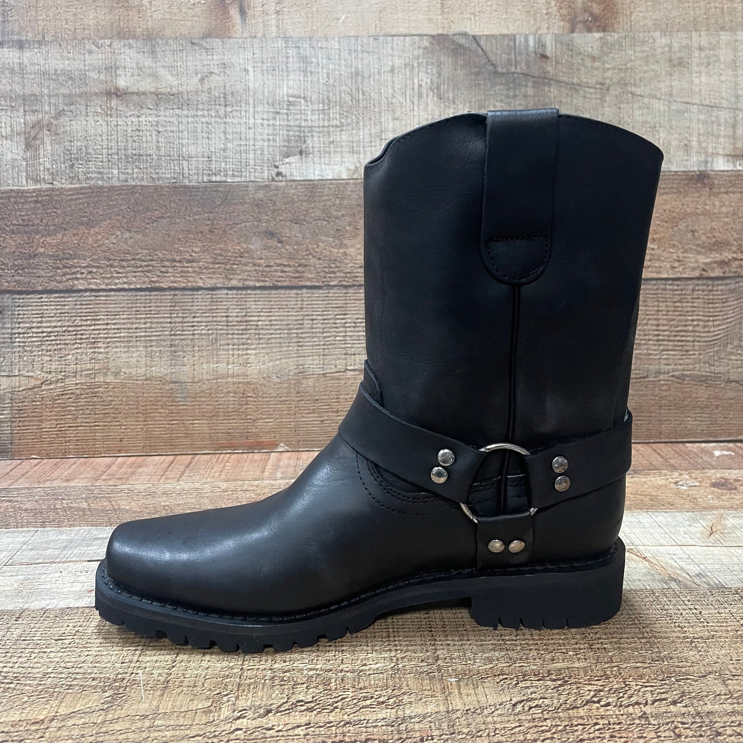 Bota de Trabajo con Cremallera de Piel para Hombre Ruper Bota de Trabajo Cierre Est.20100