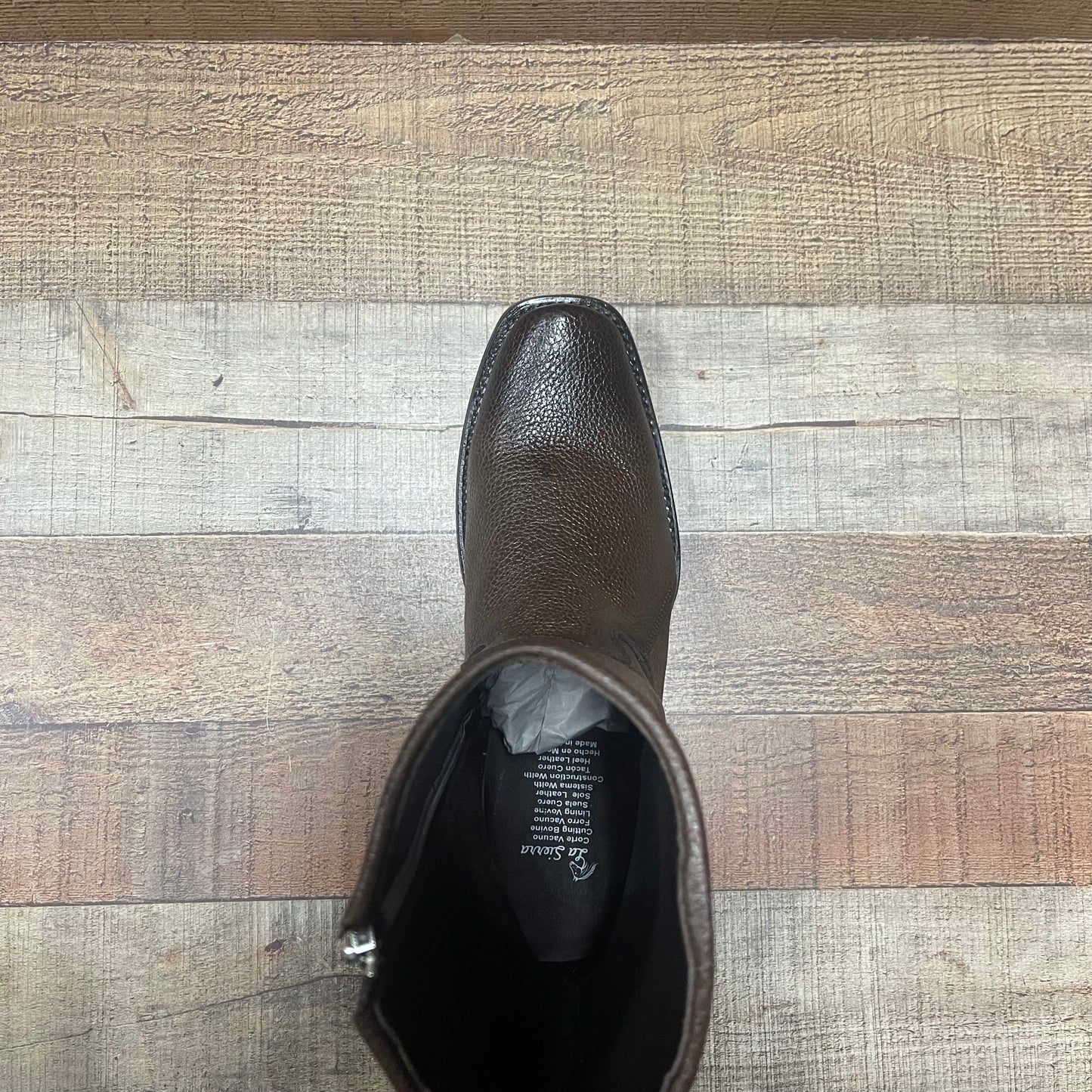 Cinturón vaquero occidental para hombre con cremallera lateral de piel auténtica y estampado de pitón, n.° 262, cierre Piton