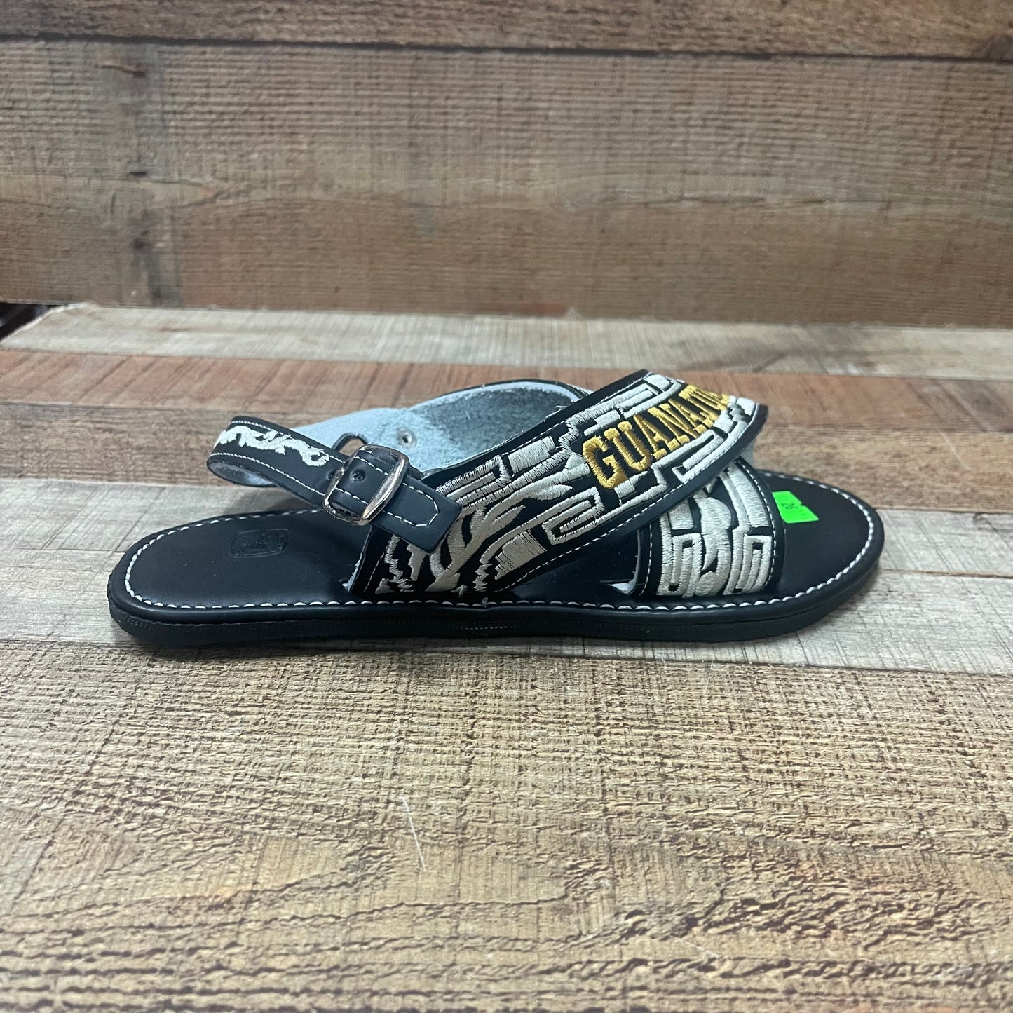 Huarache Cruzado acolchado de cuero mexicano para hombre