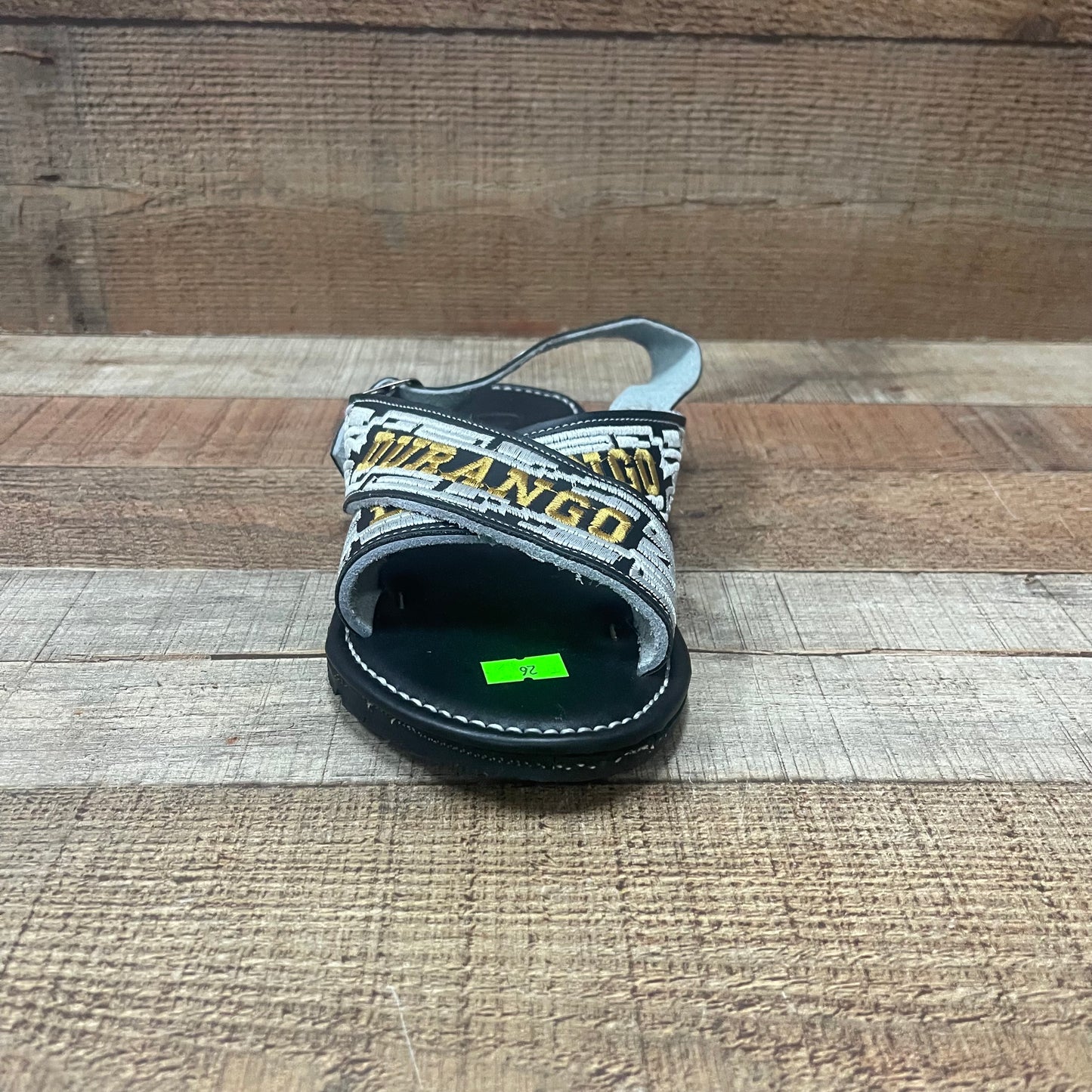 Huarache Cruzado acolchado de cuero mexicano para hombre