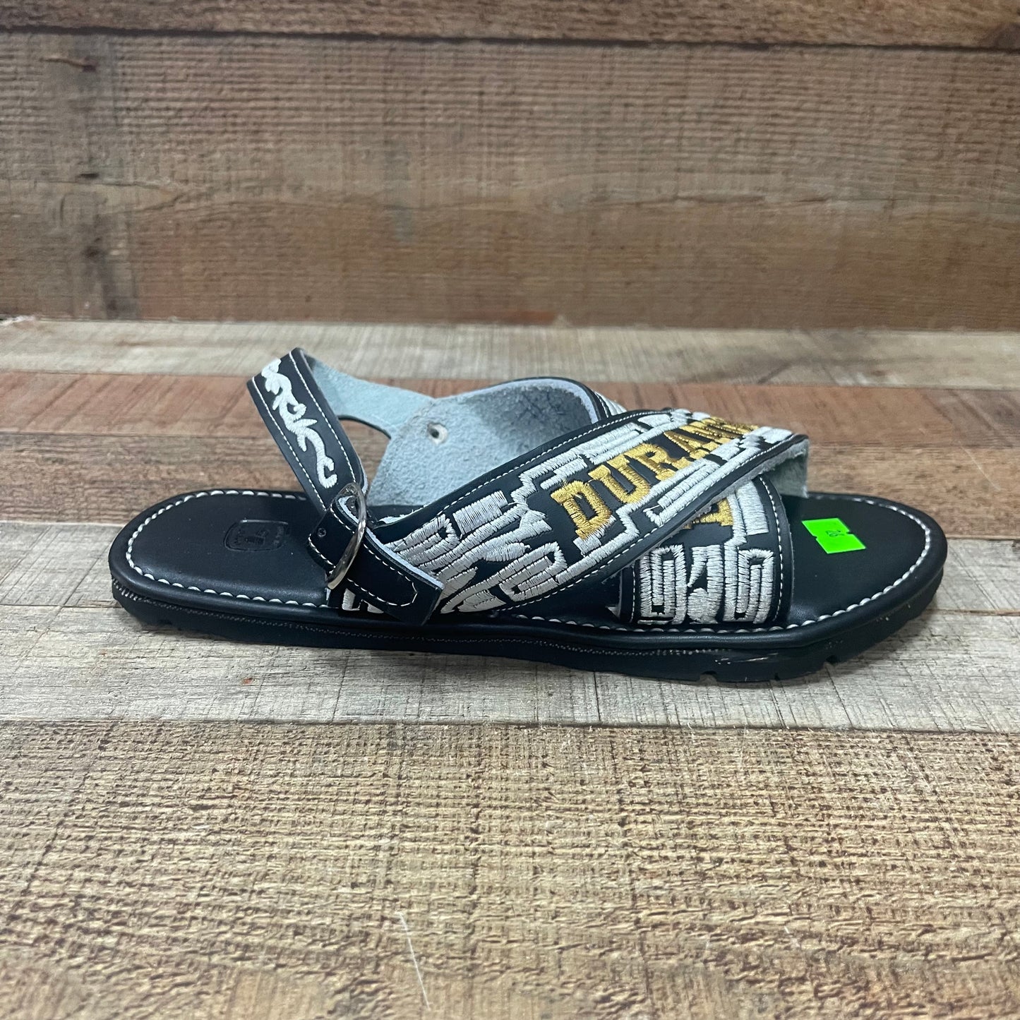 Huarache Cruzado acolchado de cuero mexicano para hombre