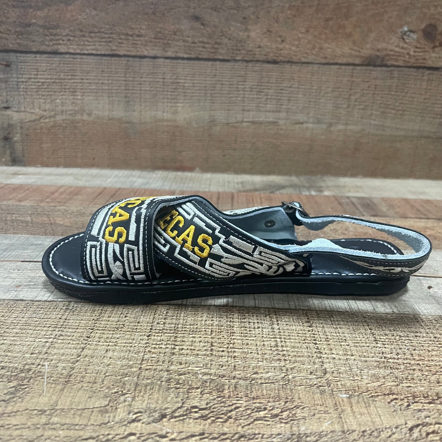Huarache Cruzado acolchado de cuero mexicano para hombre