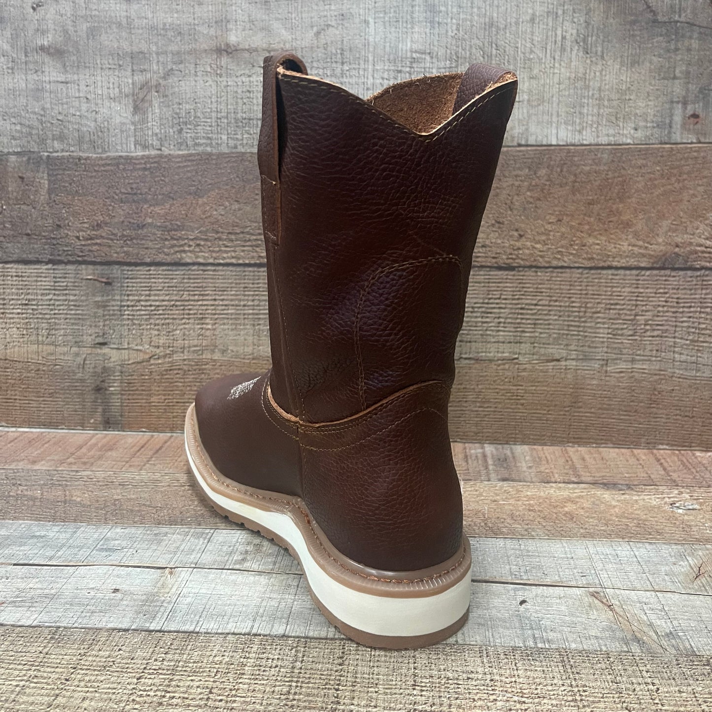 Bota de Trabajo Cuadrada con Suela Doble Densidad y Punta Cuadrada para Hombre Est.900