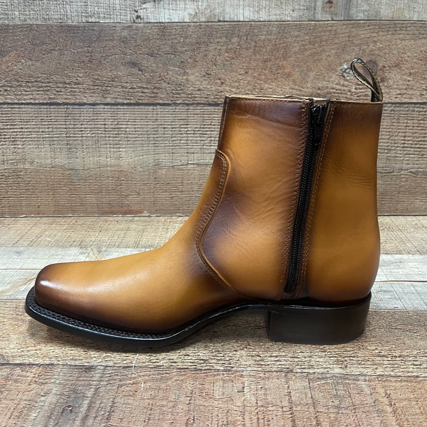 Cinturón vaquero occidental para hombre con cremallera lateral de piel auténtica y estampado de pitón, n.° 262, cierre Piton