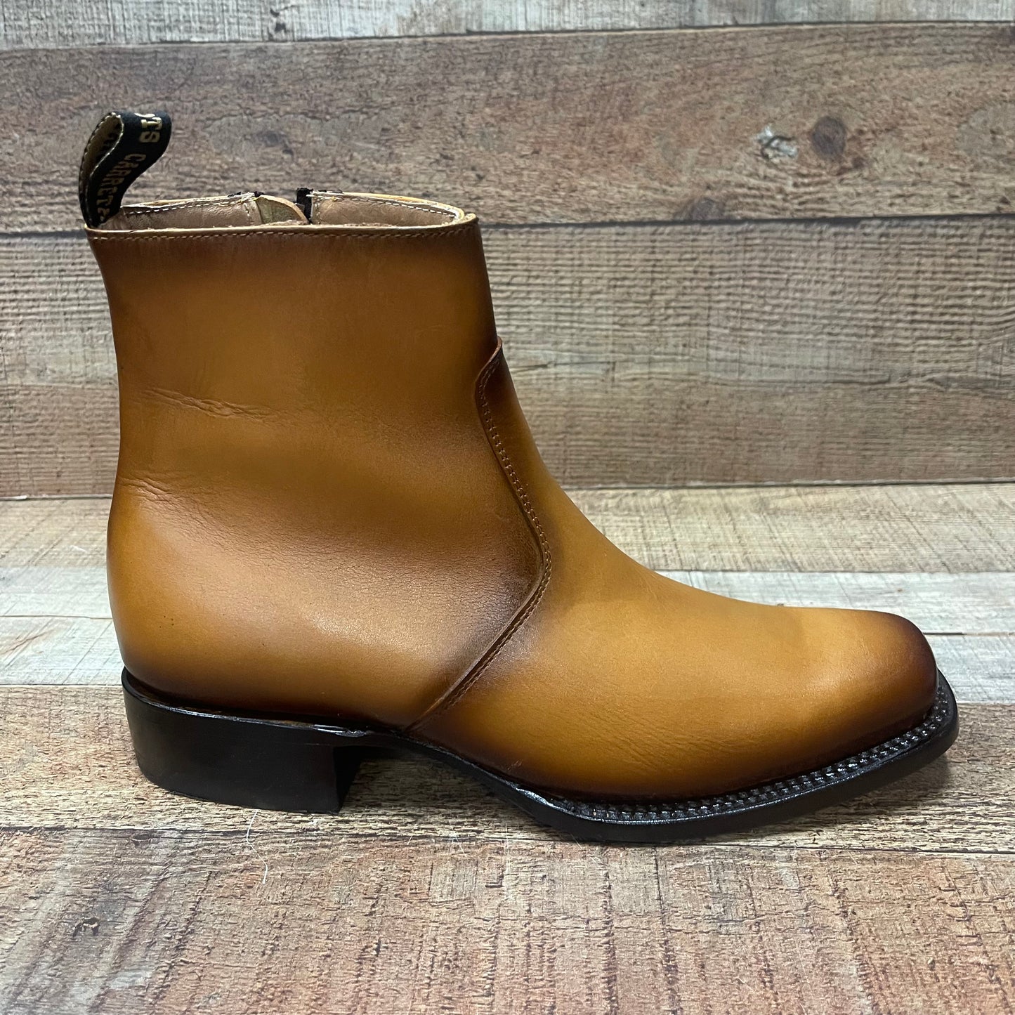 Cinturón vaquero occidental para hombre con cremallera lateral de piel auténtica y estampado de pitón, n.° 262, cierre Piton