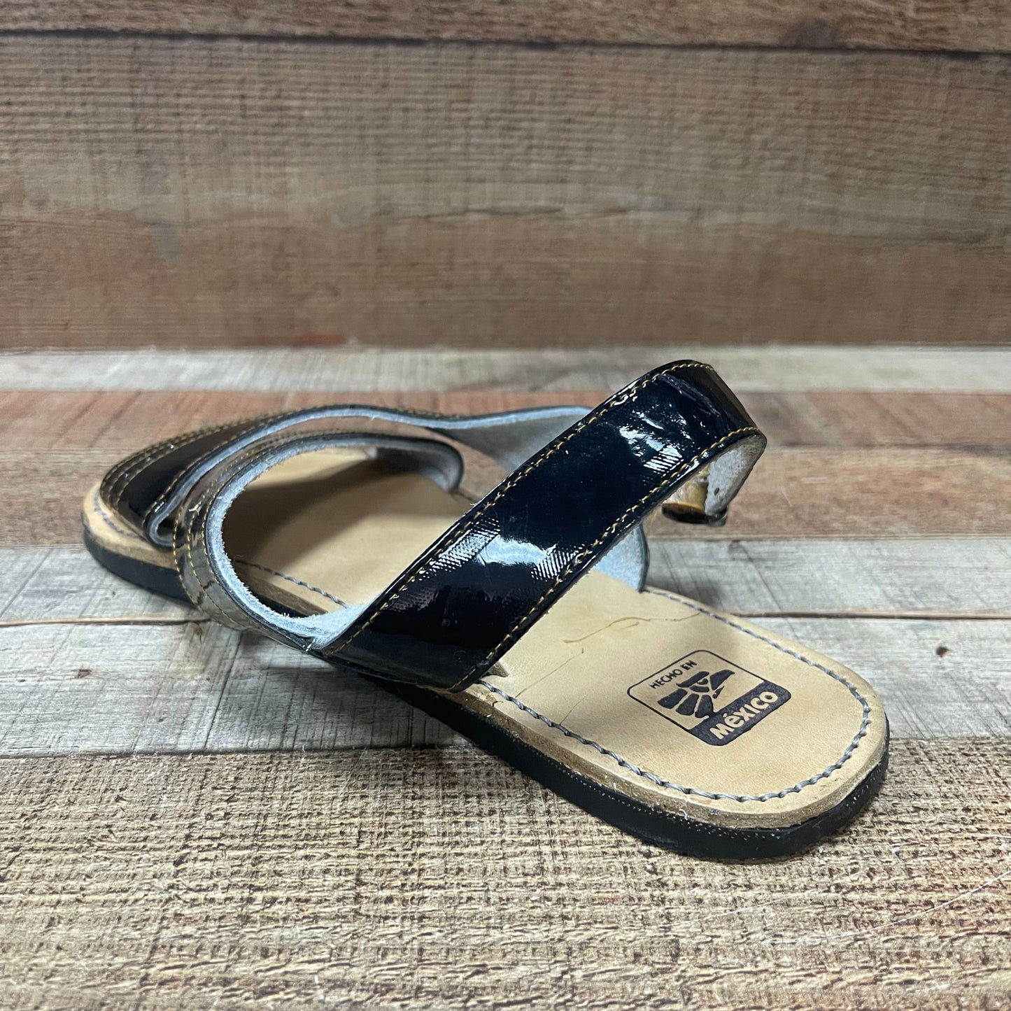 Huarache Artesanal Mexicano Cruzado Camaleon para hombre