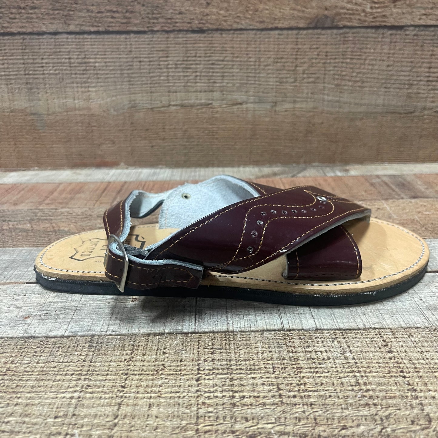 Huarache Artesanal Mexicano Cruzado Camaleon para hombre