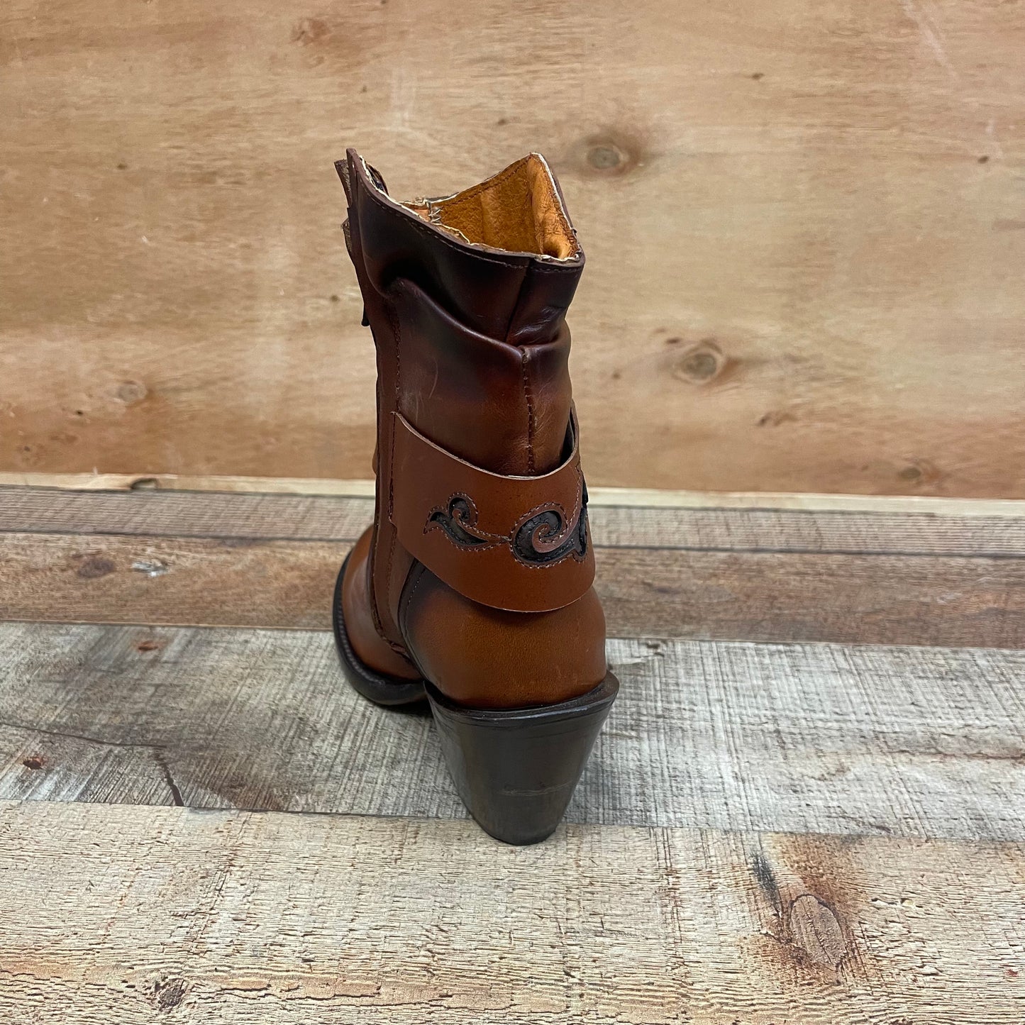 Botas vaqueras hasta el tobillo para mujer Est.910 Botina Tacon