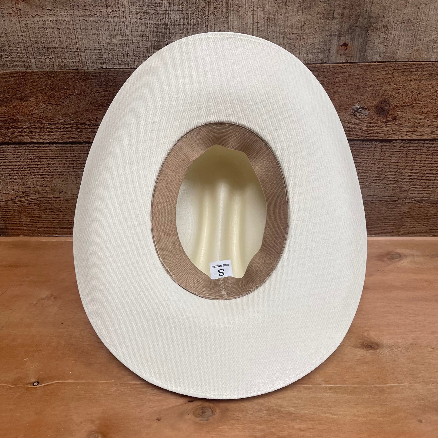 Men's Western Cowboy Rodeo Flat-Shape Wide Brim Hat Sombrero Horma Plana Katanna Ala Ancha