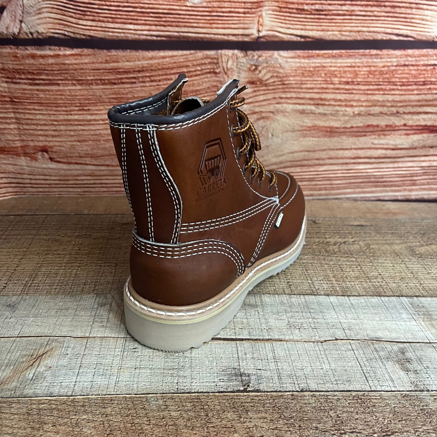 Botas de trabajo para hombre de piel auténtica resistentes al agua y al aceite, antideslizantes, precio estimado: 250 Laredo