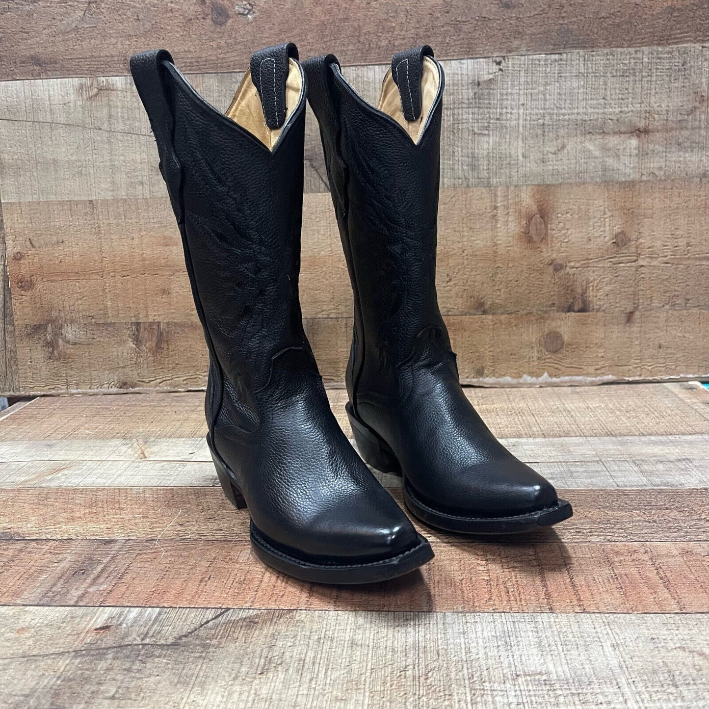 Botas vaqueras occidentales para mujer con punta puntiaguda y arnés Est.501 Dama Punta Con Arnés