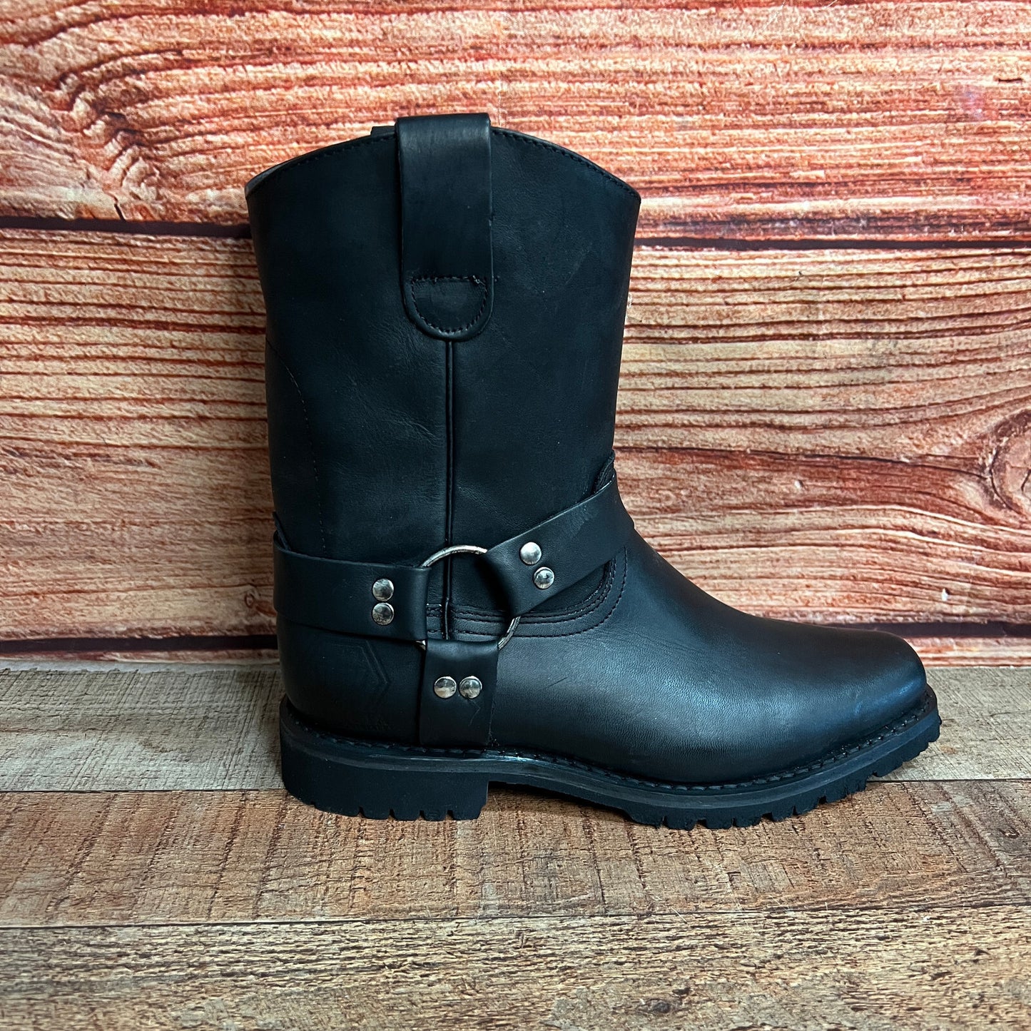 Bota de Trabajo con Cremallera de Piel para Hombre Ruper Bota de Trabajo Cierre Est.20100