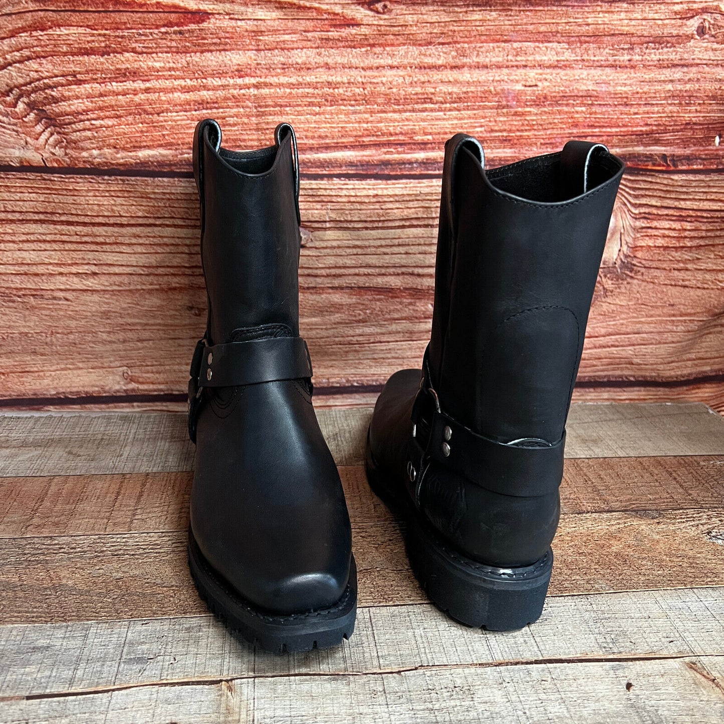 Bota de Trabajo con Cremallera de Piel para Hombre Ruper Bota de Trabajo Cierre Est.20100
