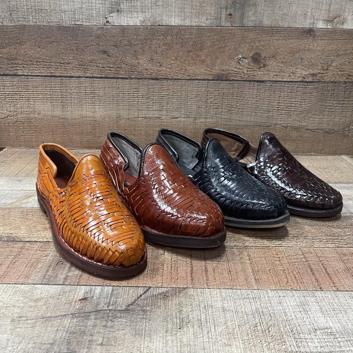 Sandalias tipo mocasín con punta cerrada para hombre Huaraches Est.005