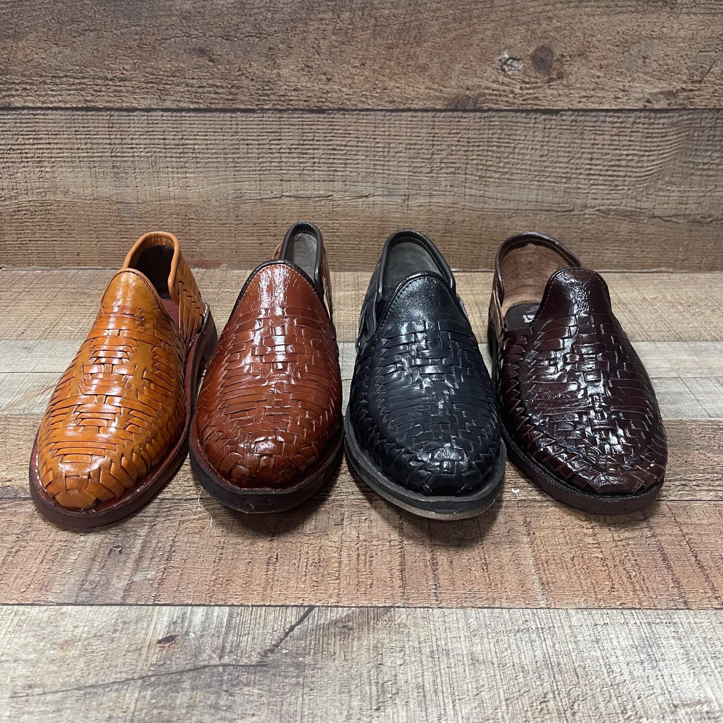 Sandalias tipo mocasín con punta cerrada para hombre Huaraches Est.005