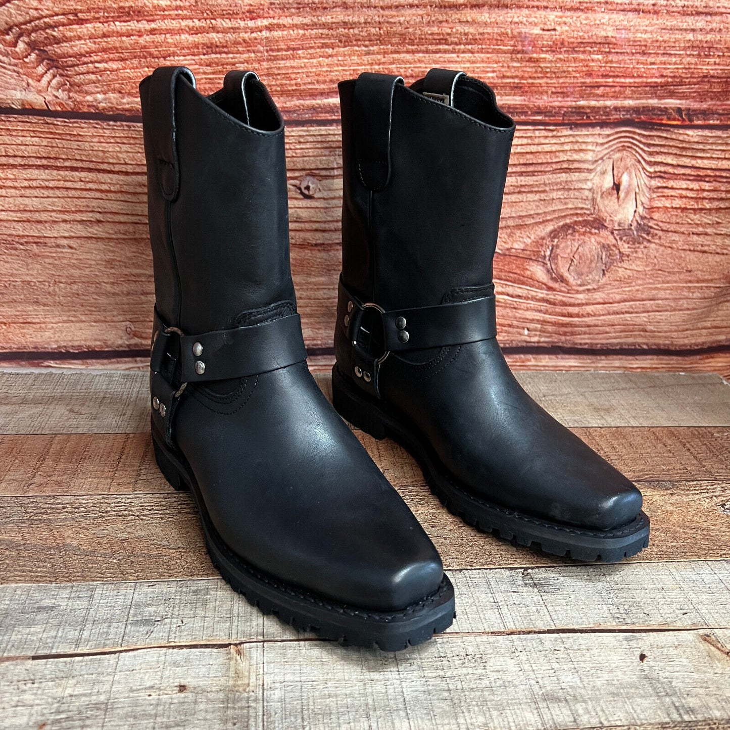 Bota de Trabajo con Cremallera de Piel para Hombre Ruper Bota de Trabajo Cierre Est.20100