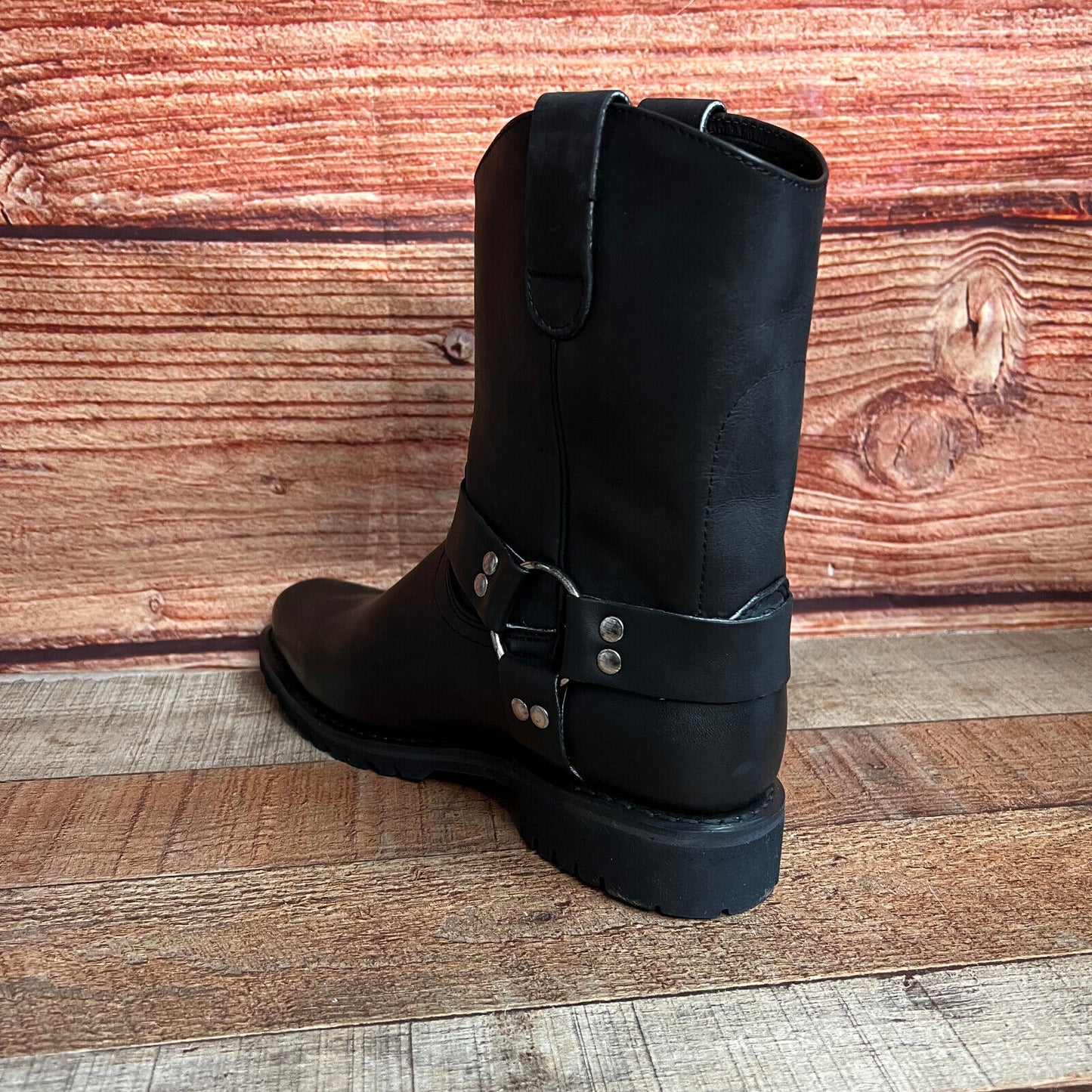 Bota de Trabajo con Cremallera de Piel para Hombre Ruper Bota de Trabajo Cierre Est.20100