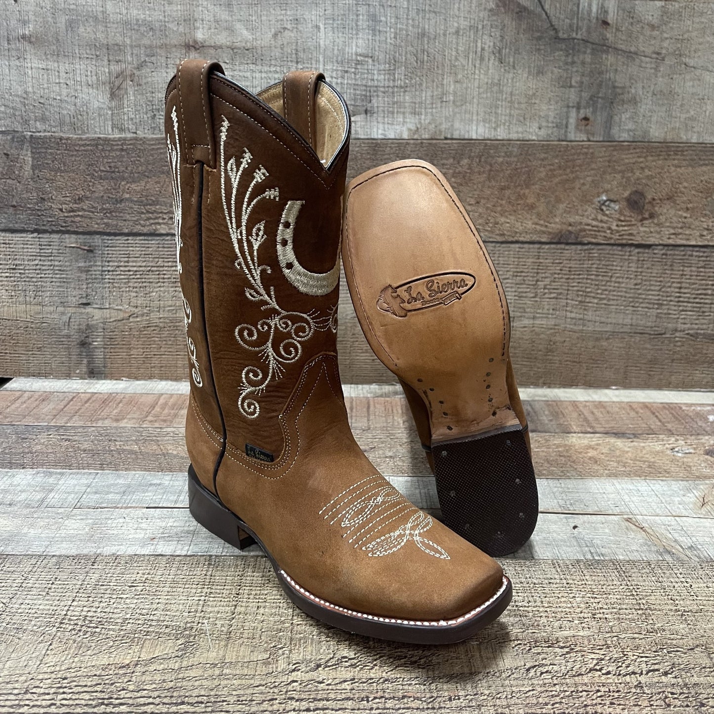 Botas vaqueras de rodeo para mujer, est. 388, herradura dama