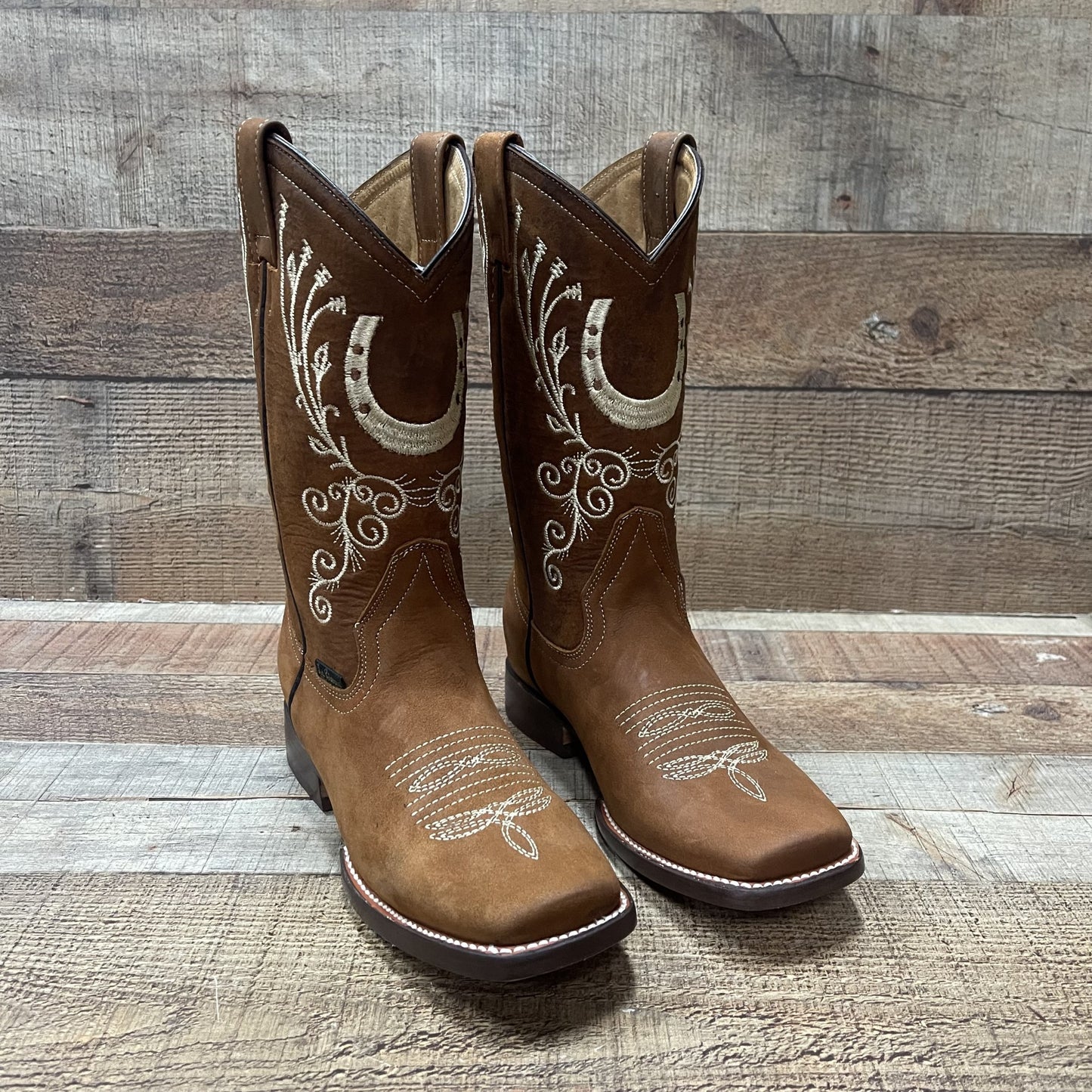 Botas vaqueras de rodeo para mujer, est. 388, herradura dama