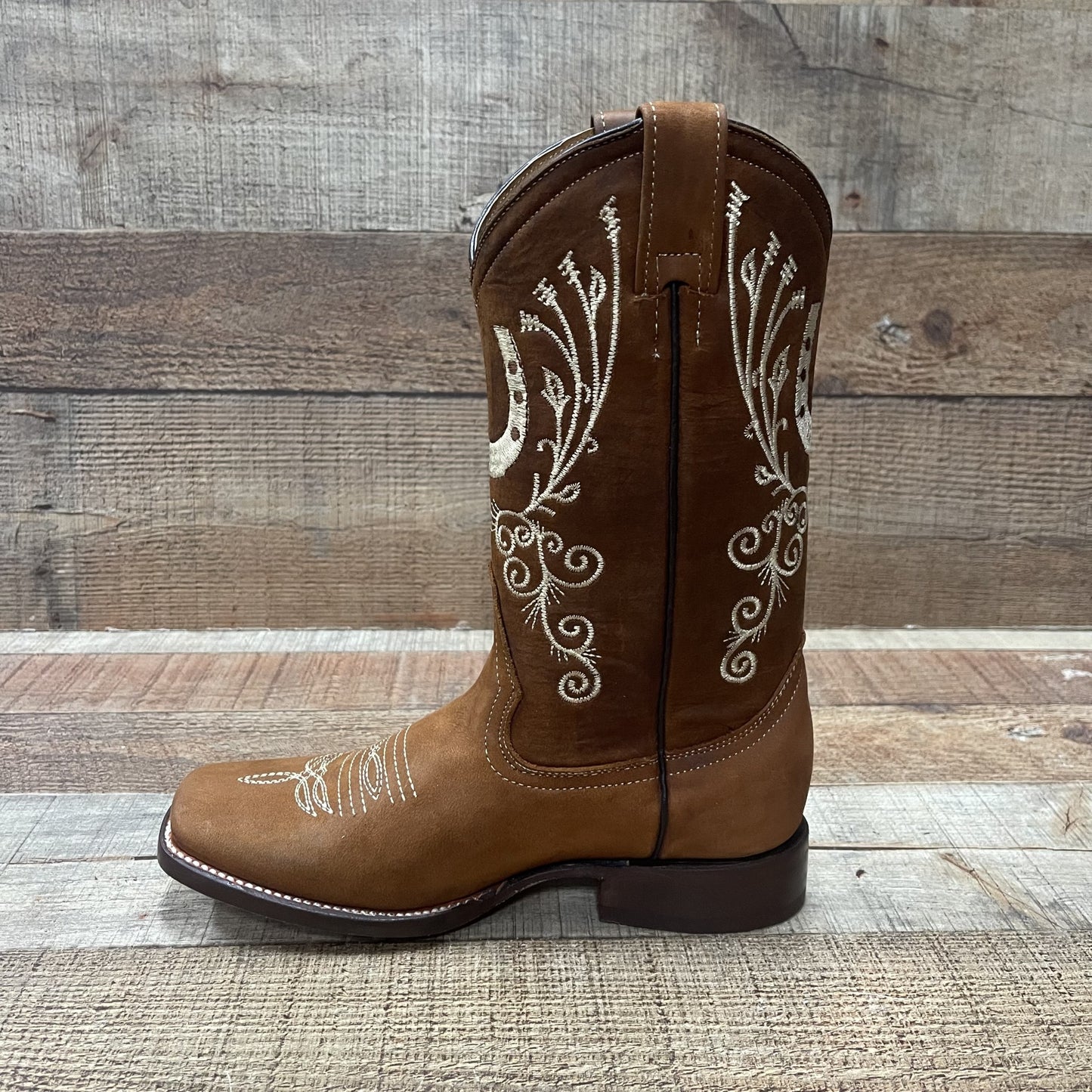 Botas vaqueras de rodeo para mujer, est. 388, herradura dama