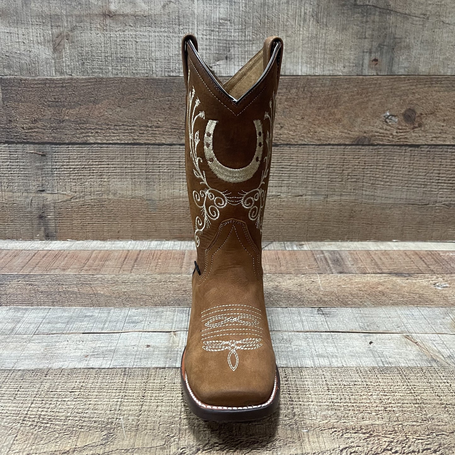Botas vaqueras de rodeo para mujer, est. 388, herradura dama