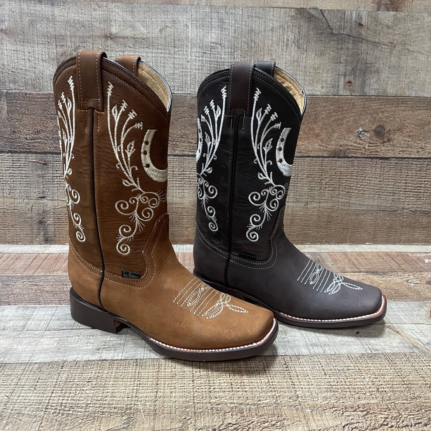 Botas vaqueras de rodeo para mujer, est. 388, herradura dama