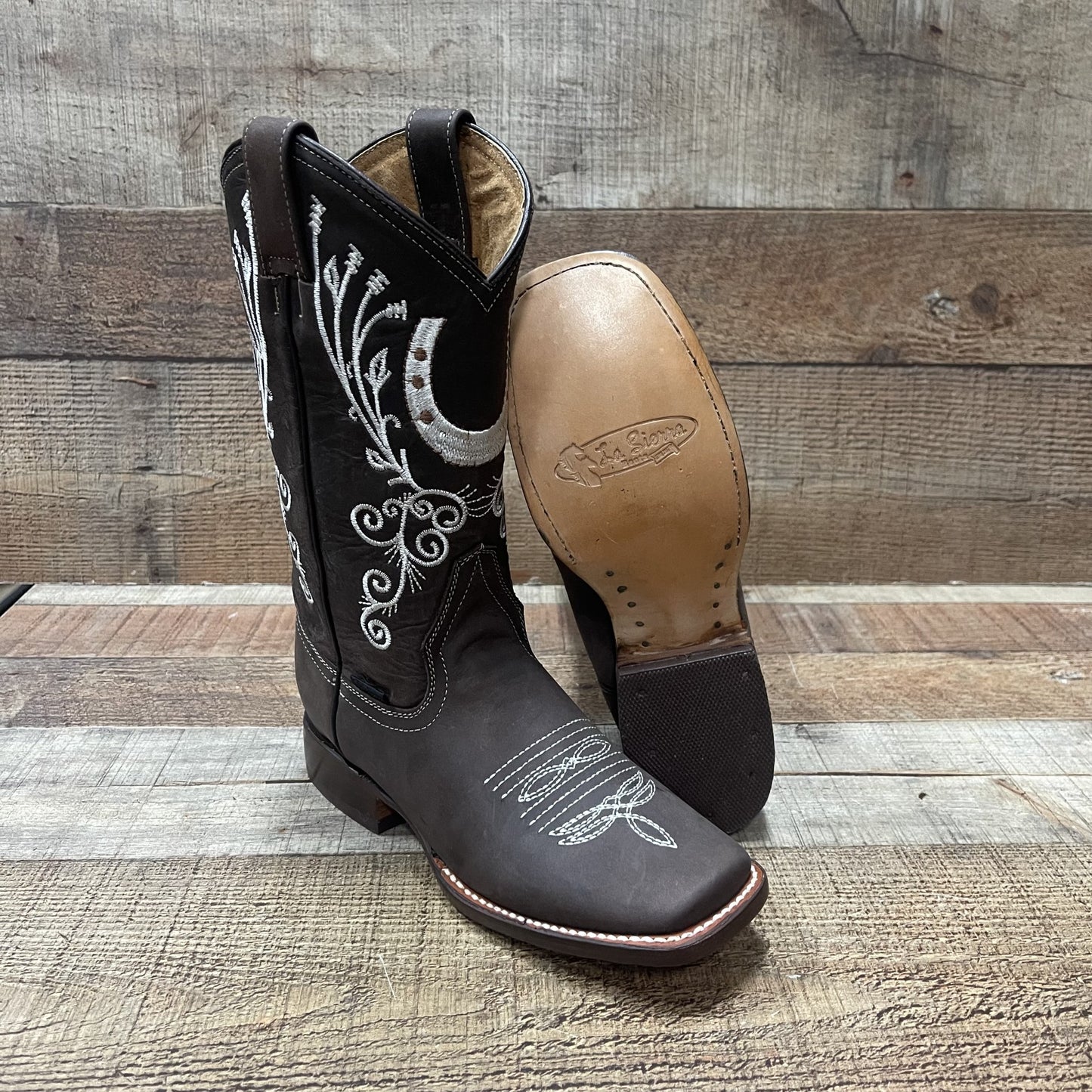 Botas vaqueras de rodeo para mujer, est. 388, herradura dama