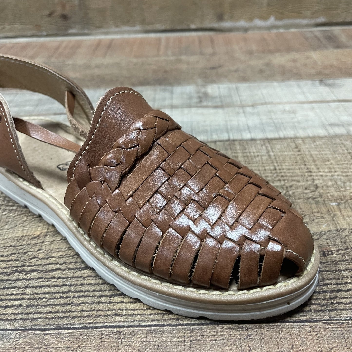 Women's Handmade Authentic Leather Lace Up Sandals Est.512 Huaraches Dama Correas