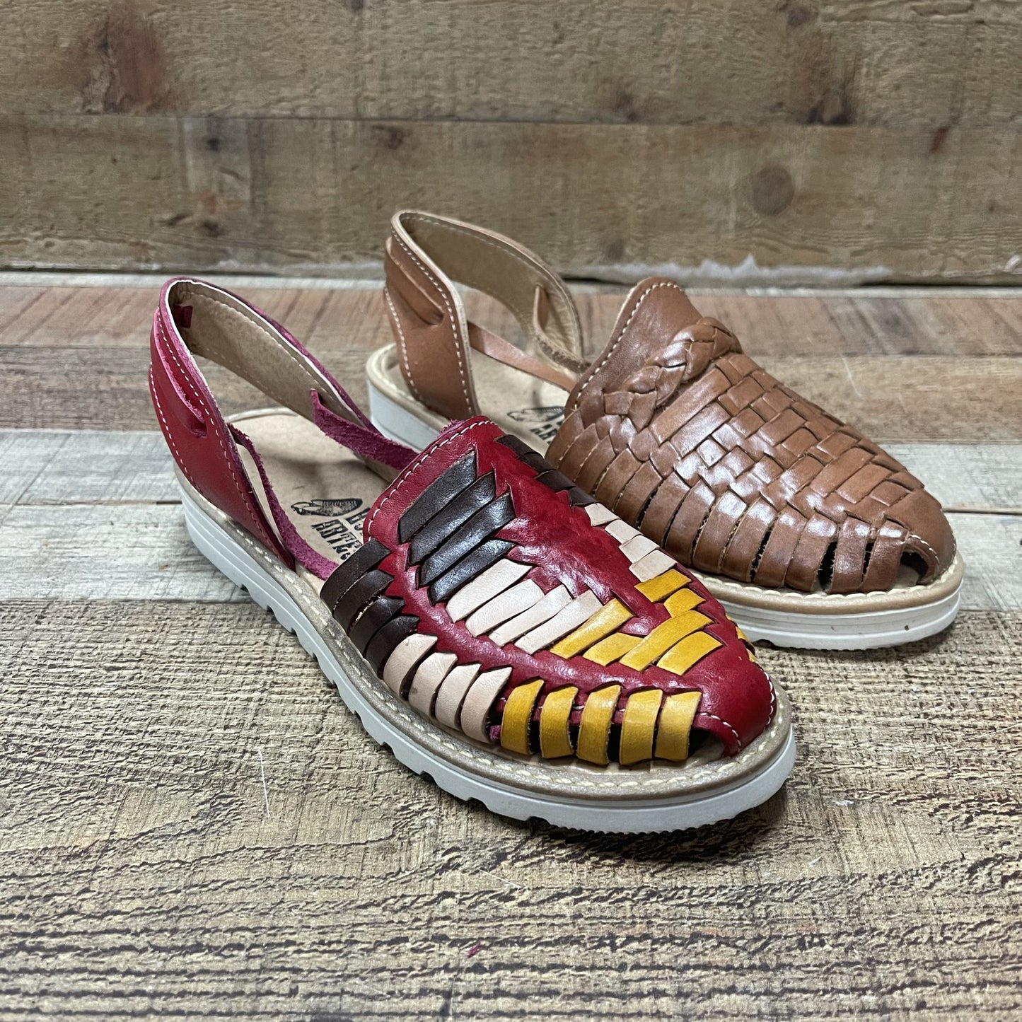 Women's Handmade Authentic Leather Lace Up Sandals Est.512 Huaraches Dama Correas