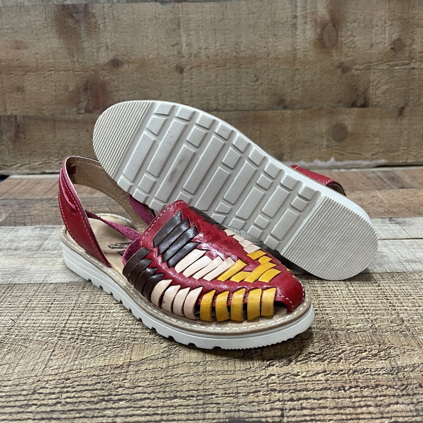 Women's Handmade Authentic Leather Lace Up Sandals Est.512 Huaraches Dama Correas