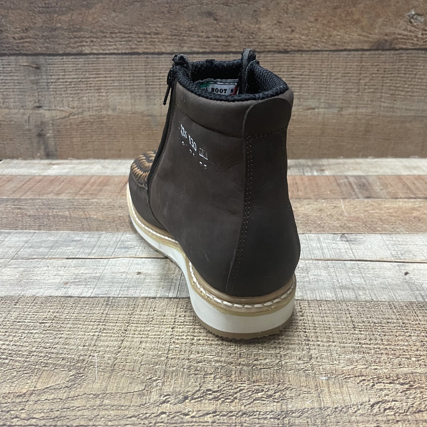 Zapatos de trabajo para hombre con suela roja/azul y cremallera, tejidos a mano, de piel auténtica, resistentes al aceite y antideslizantes, 334/444, petatillo, suela roja/azul, cierres
