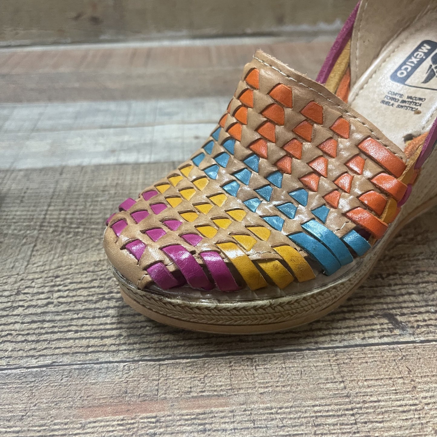 Huarache artesanal mexicano para mujer hecho a mano Est.278/688/1116/002