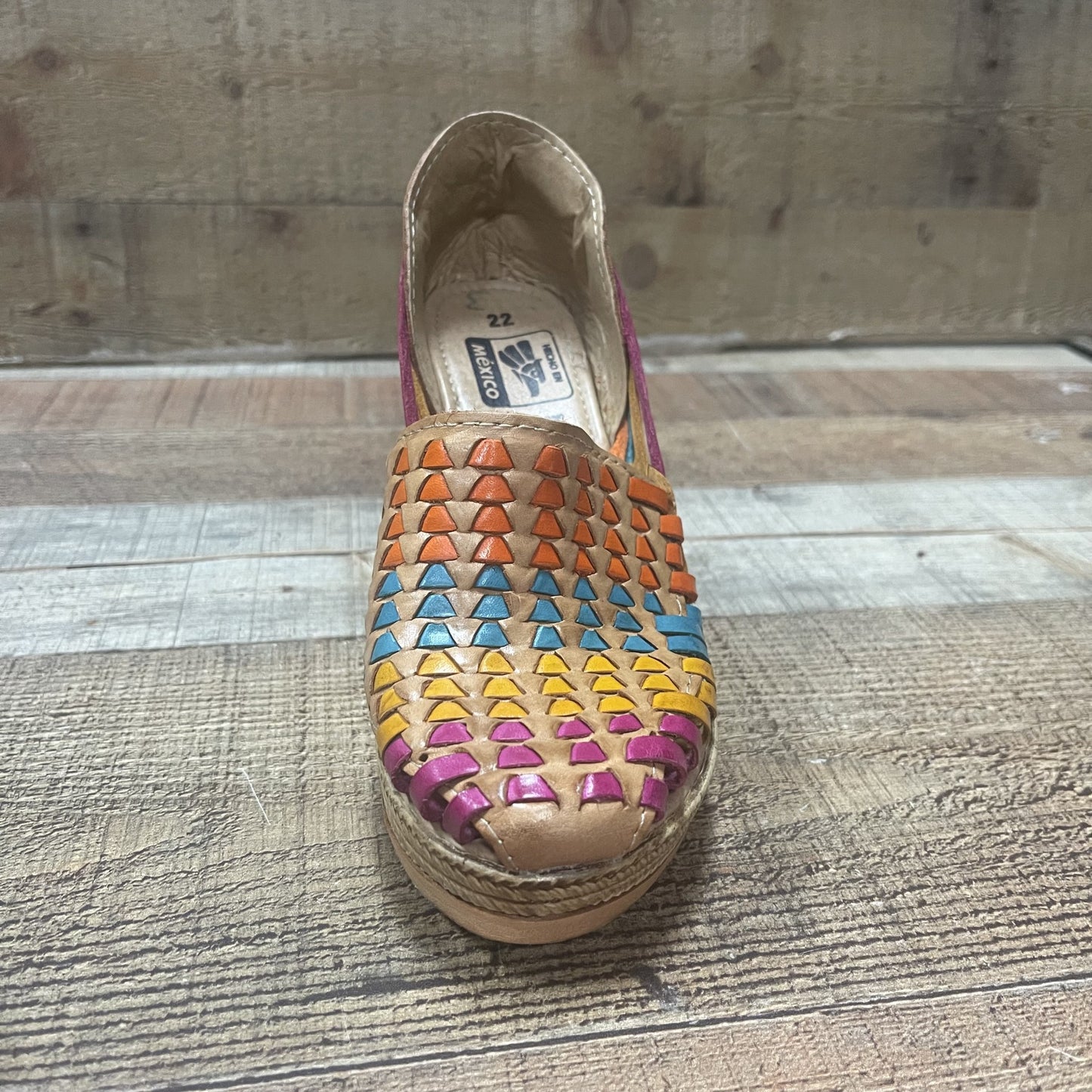 Huarache artesanal mexicano para mujer hecho a mano Est.278/688/1116/002